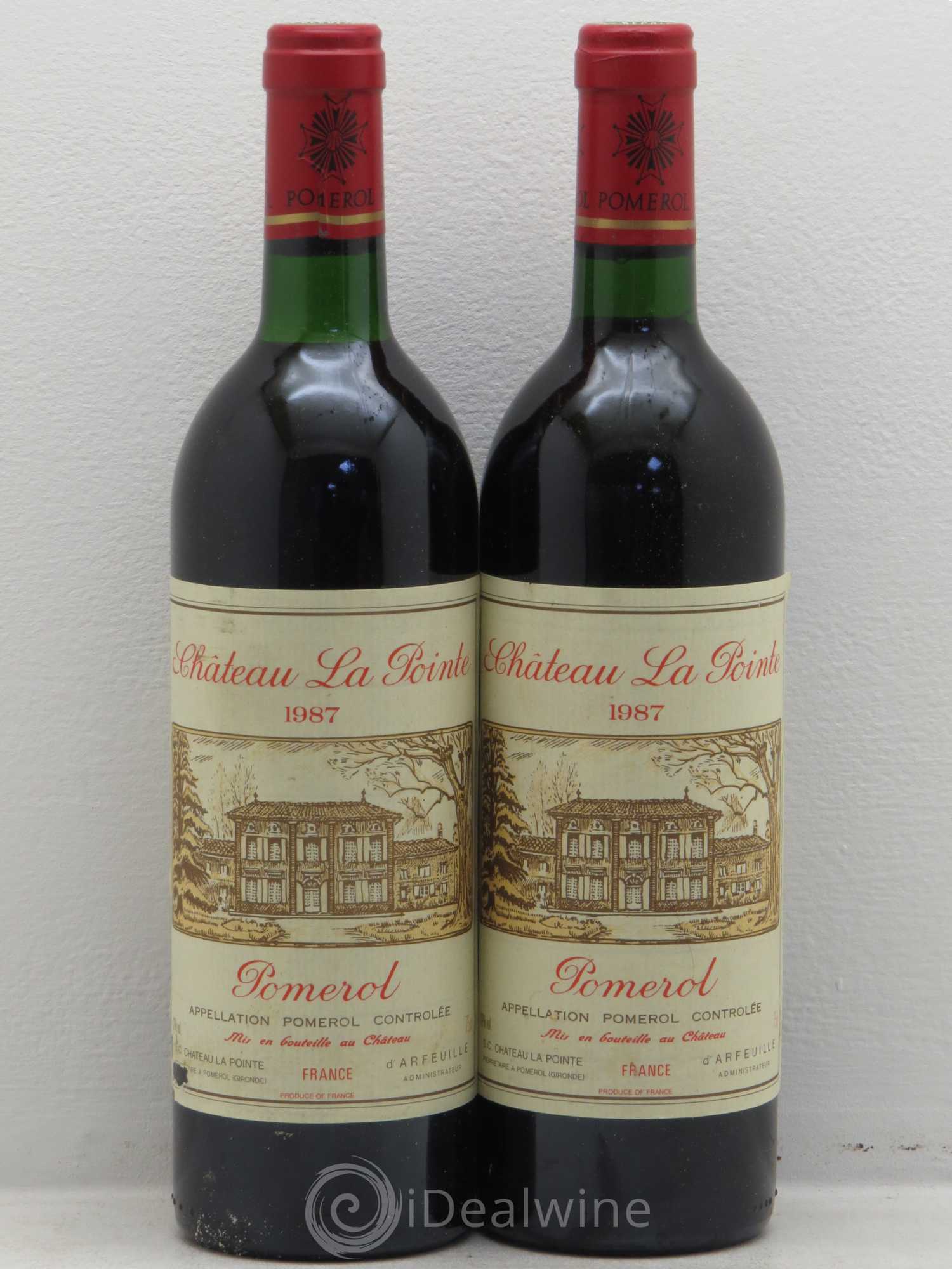 Château la Pointe 1987 - Lot de 2 bouteilles - 0