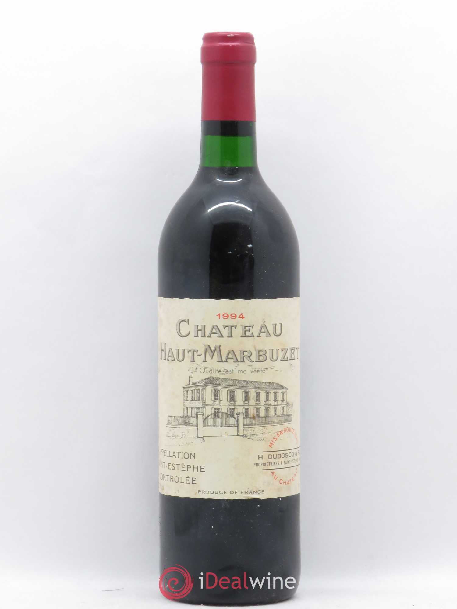 Château Haut Marbuzet 1994 - Lot de 1 bouteille - 0