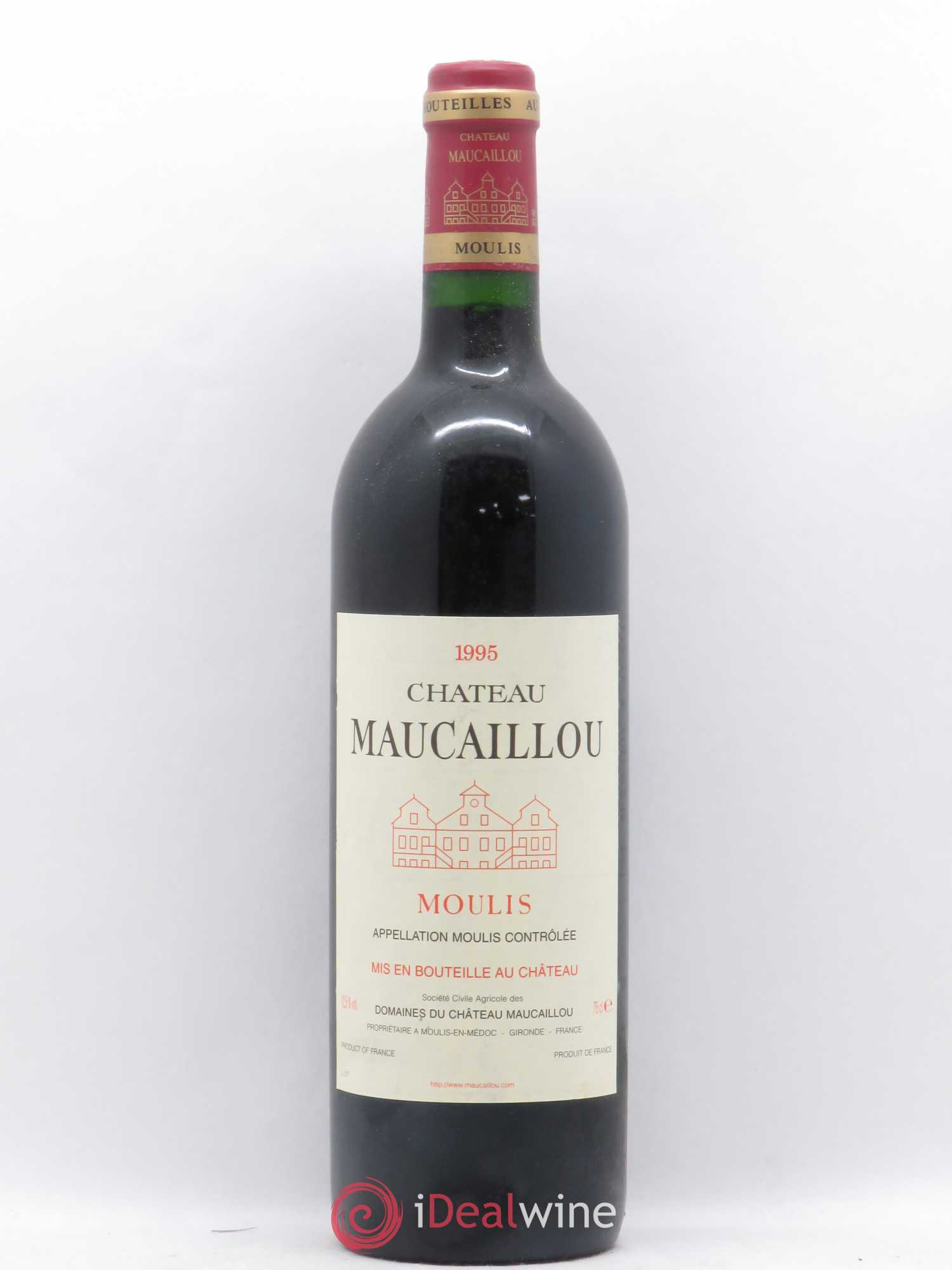 Château Maucaillou 1995 - Lot de 1 bouteille - 0