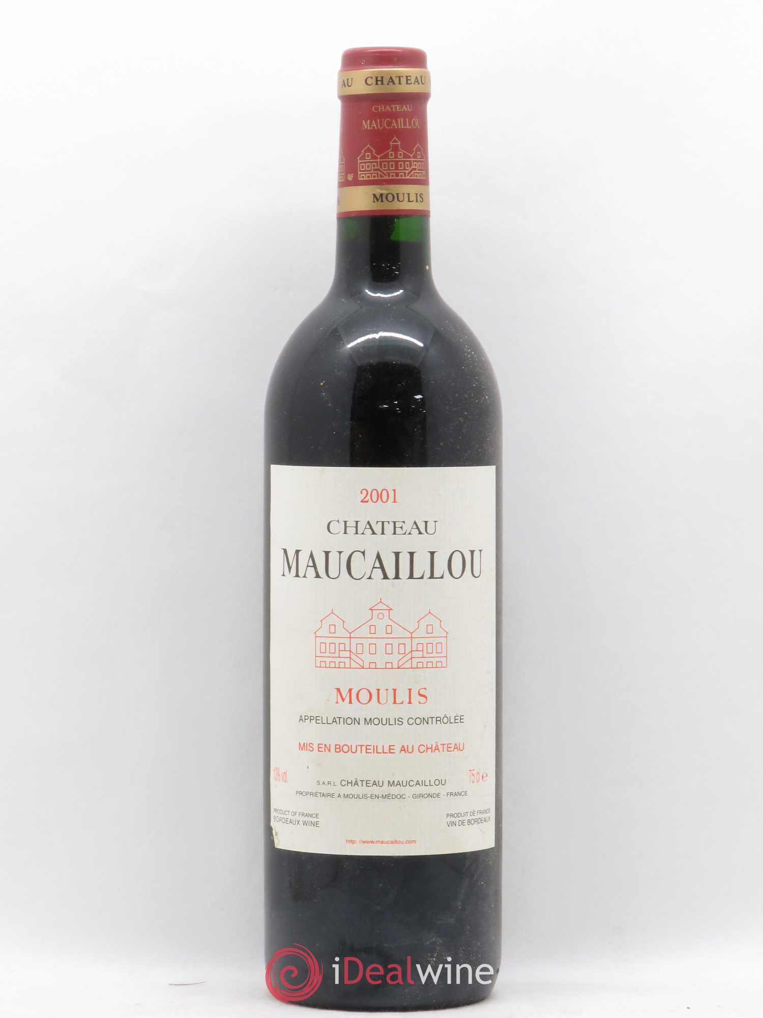 Château Maucaillou 2001 - Lot de 1 bouteille - 0