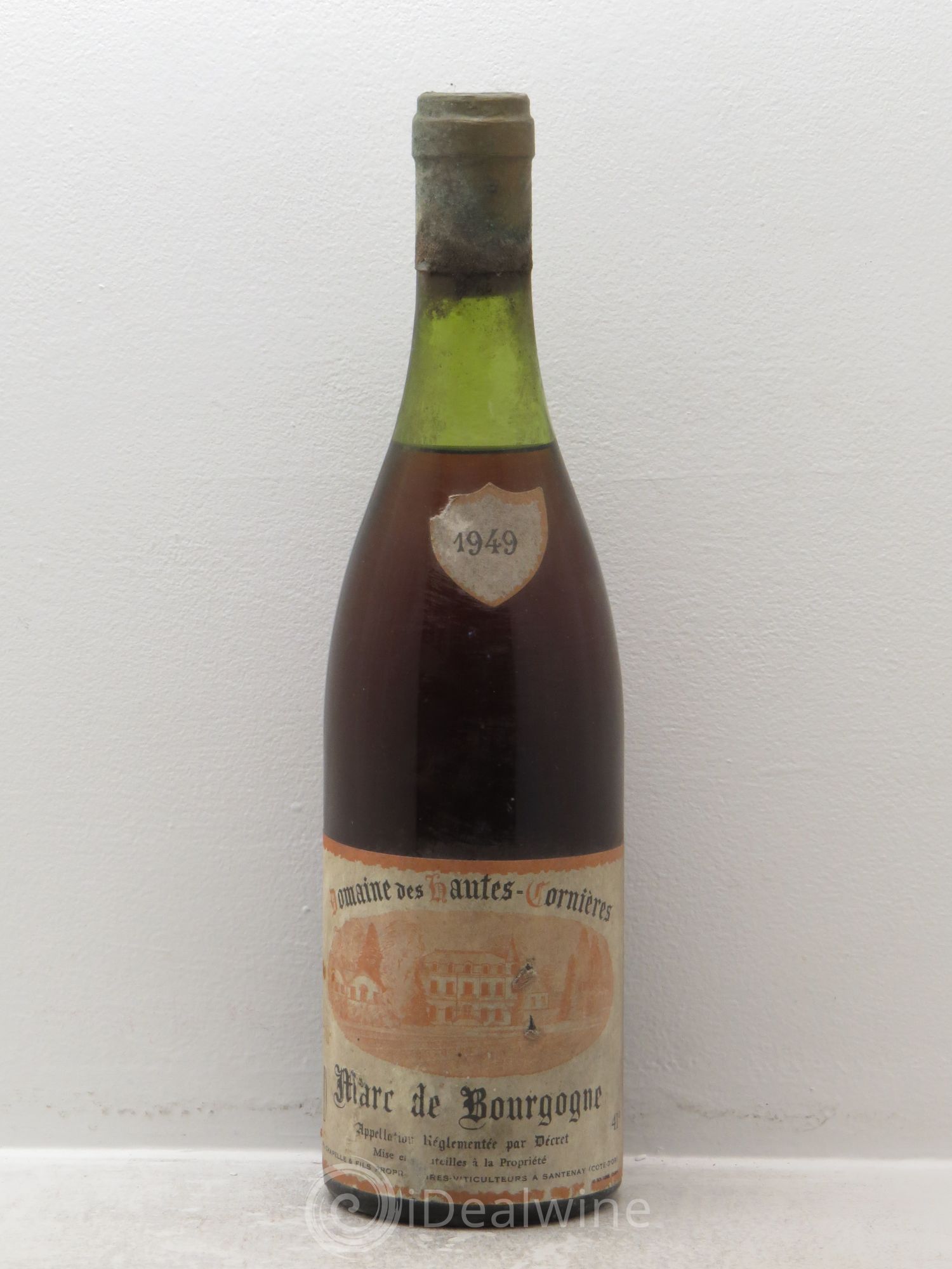 Marc de Bourgogne Hautes Cornières 1949 - Posten von 1 Flasche - 0