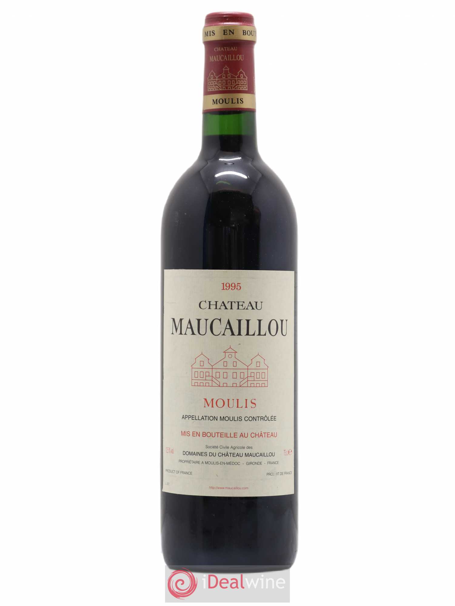 Château Maucaillou 1995 - Lot de 1 bouteille - 0