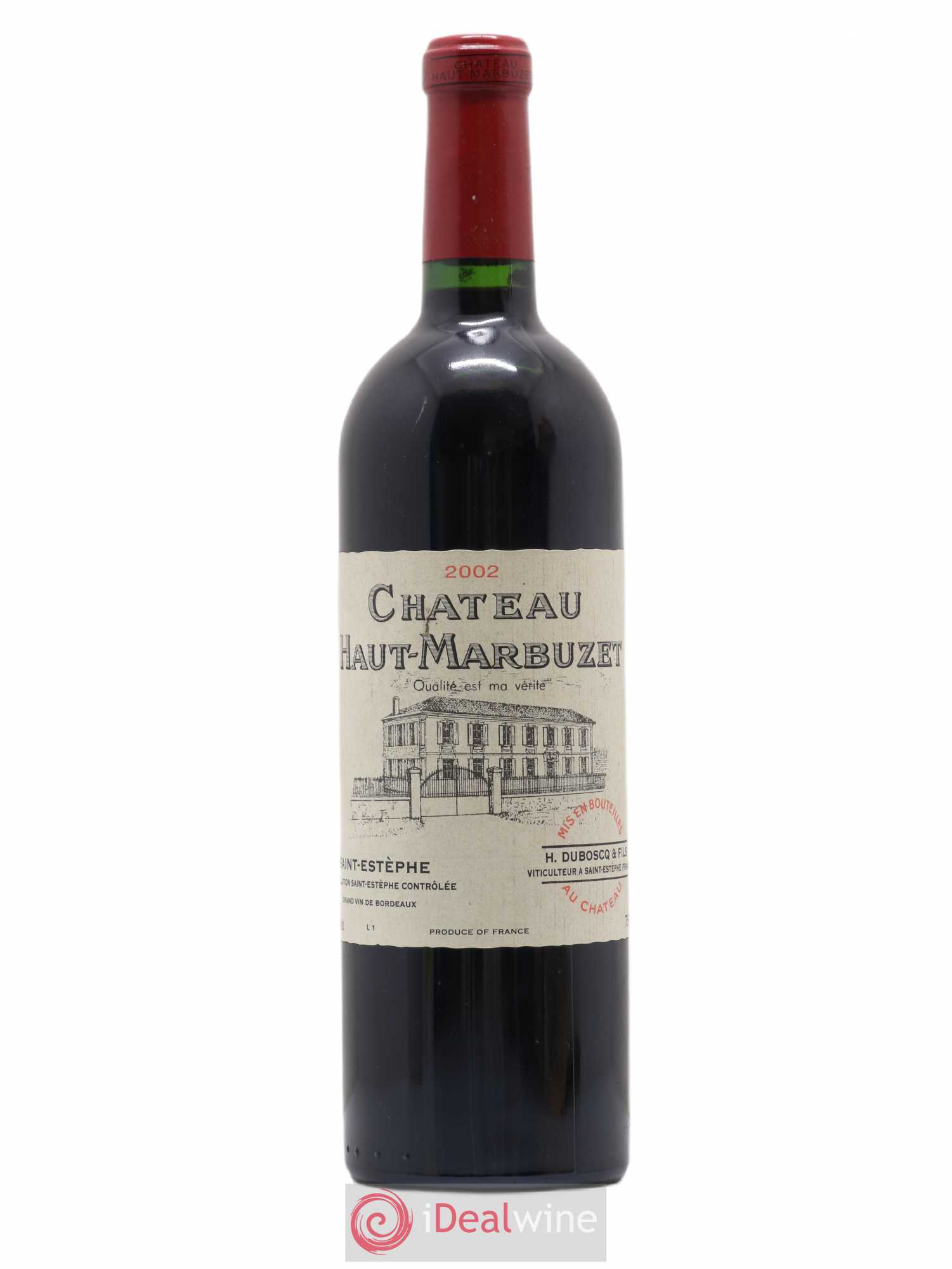 Château Haut Marbuzet 2002 - Lot de 1 bouteille - 0
