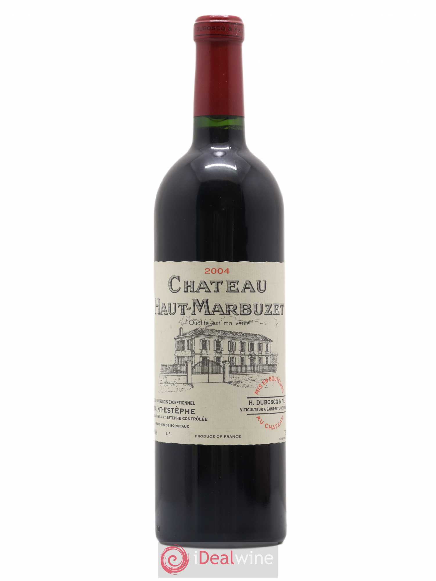 Château Haut Marbuzet 2004 - Lot de 1 bouteille - 0
