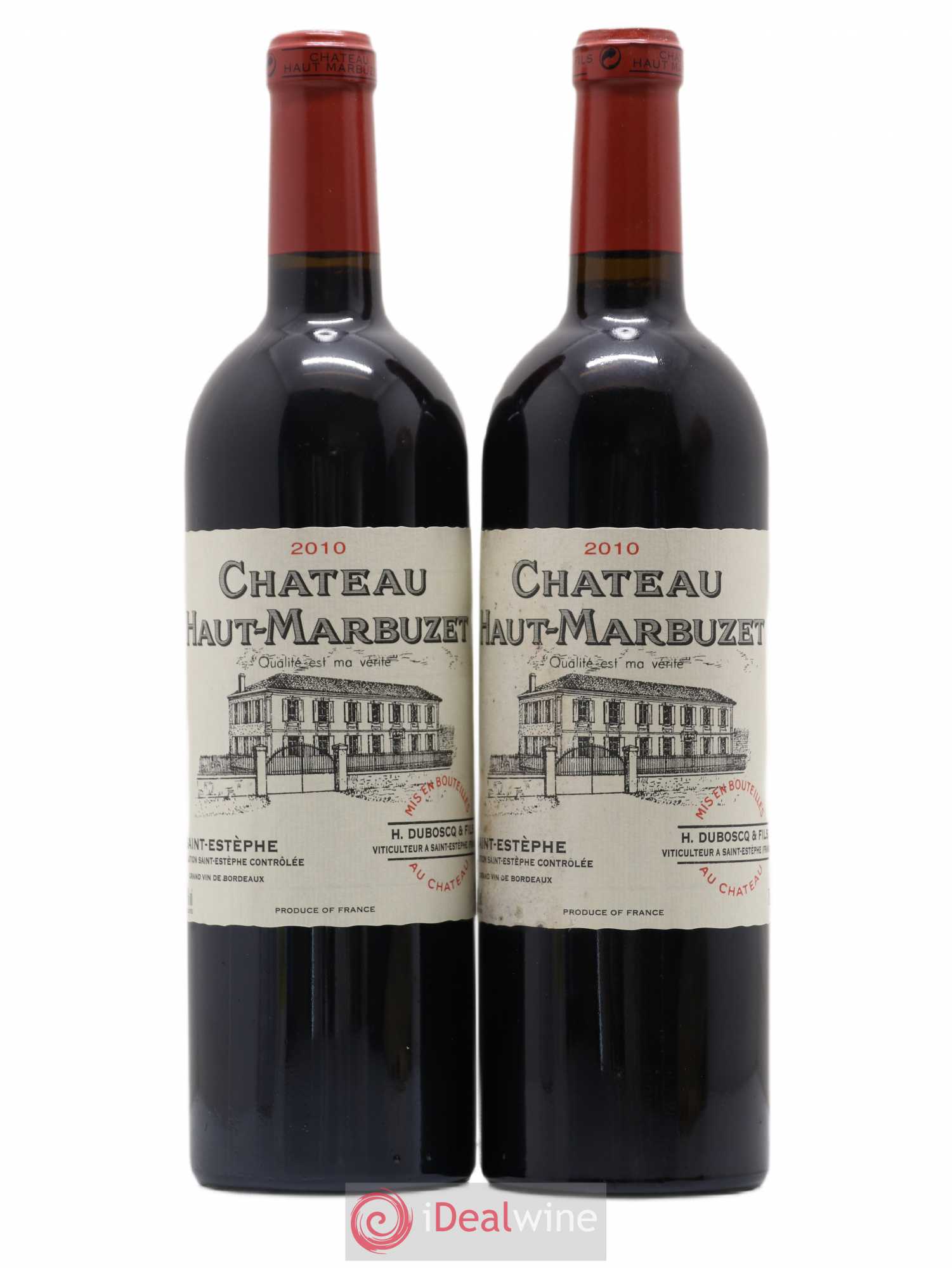 Château Haut Marbuzet 2010 - Lot de 2 bouteilles - 0