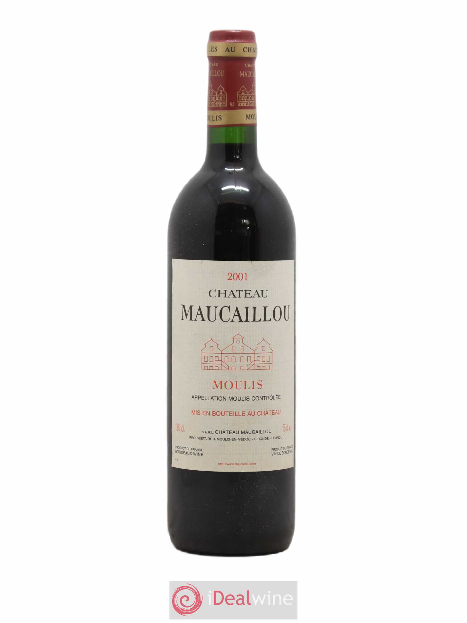Château Maucaillou 2001 - Lot de 1 bouteille - 0