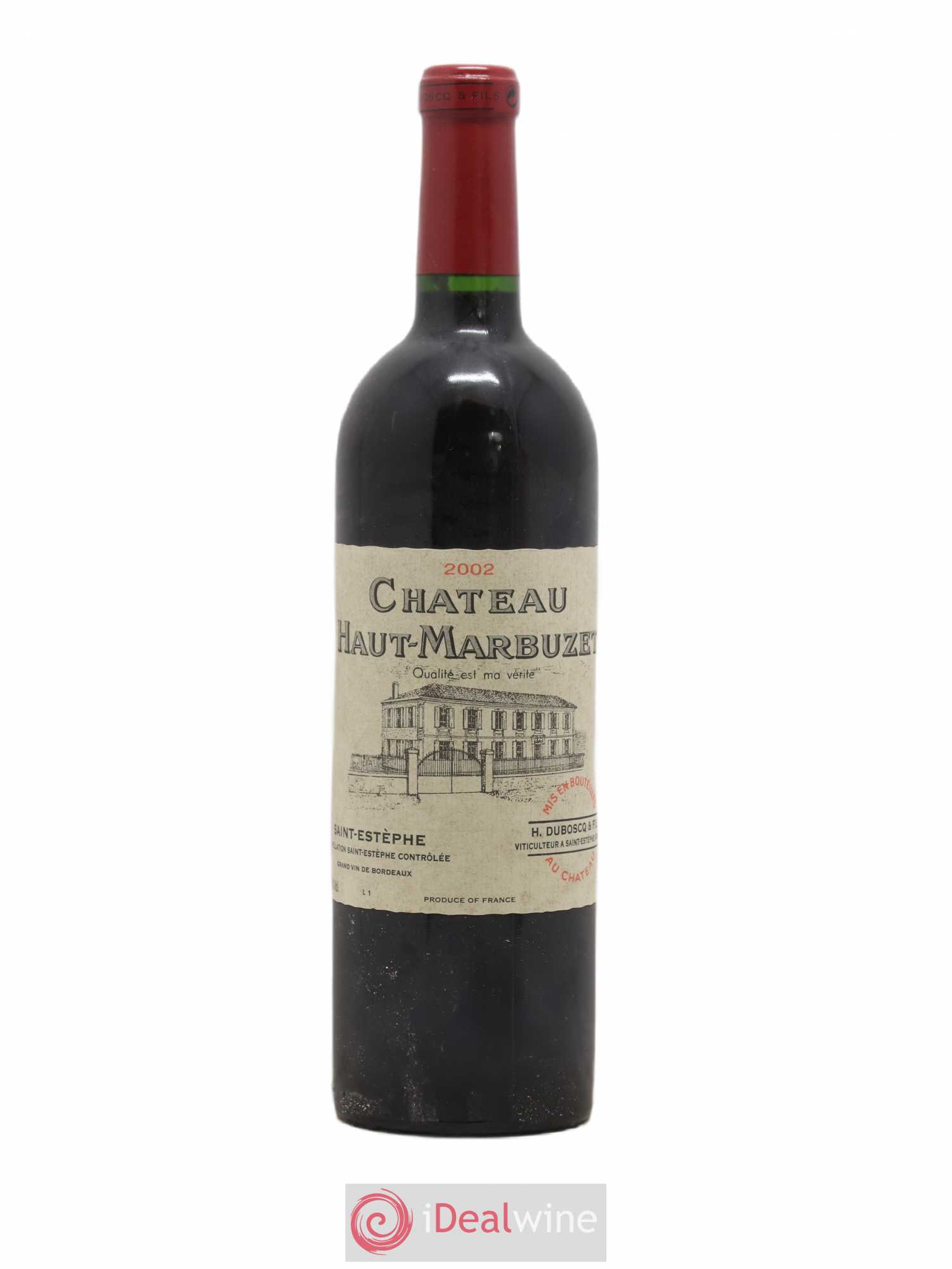Château Haut Marbuzet 2002 - Lot de 1 bouteille - 0
