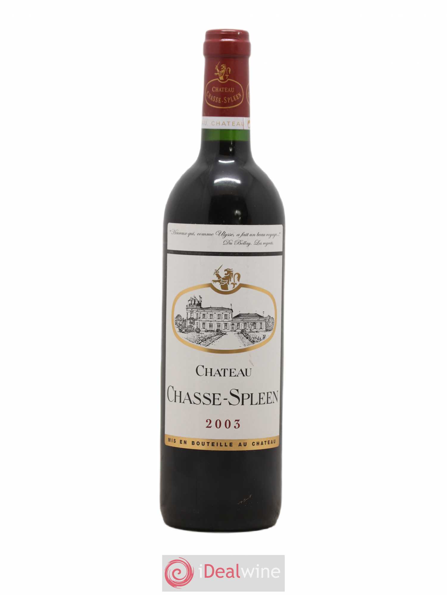 Château Chasse Spleen 2003 - Lot de 1 bouteille - 0