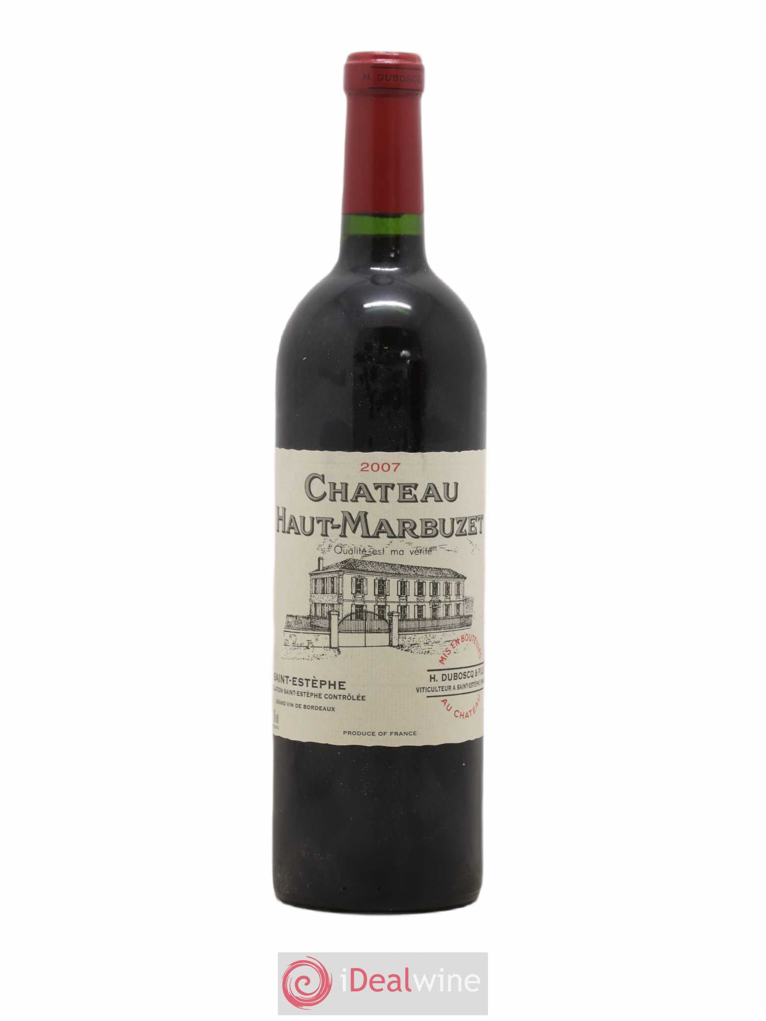 Château Haut Marbuzet 2007 - Lot de 1 bouteille - 0