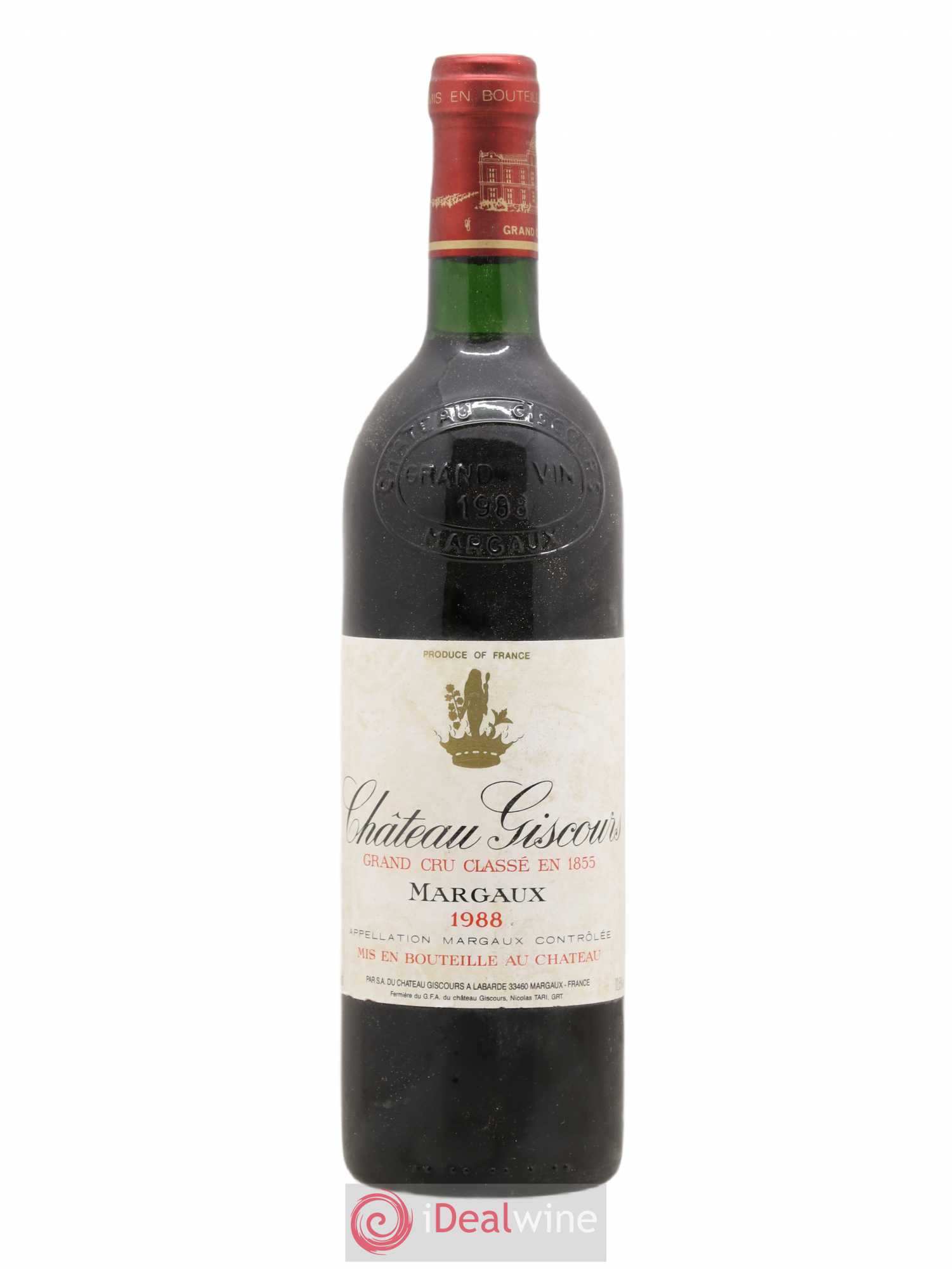Château Giscours 3ème Grand Cru Classé 1988 - Lot de 1 bouteille - 0