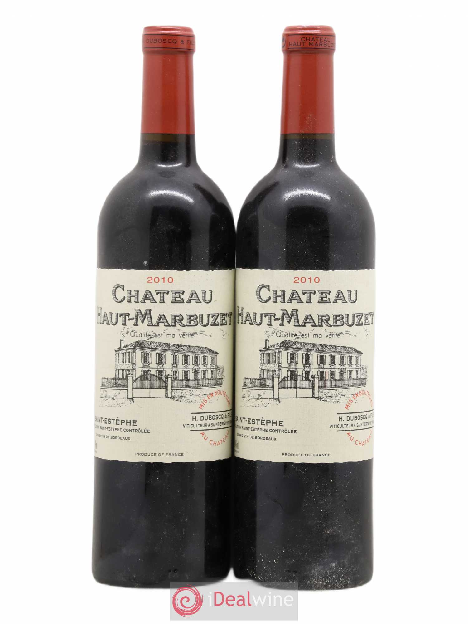 Château Haut Marbuzet 2010 - Lot de 2 bouteilles - 0