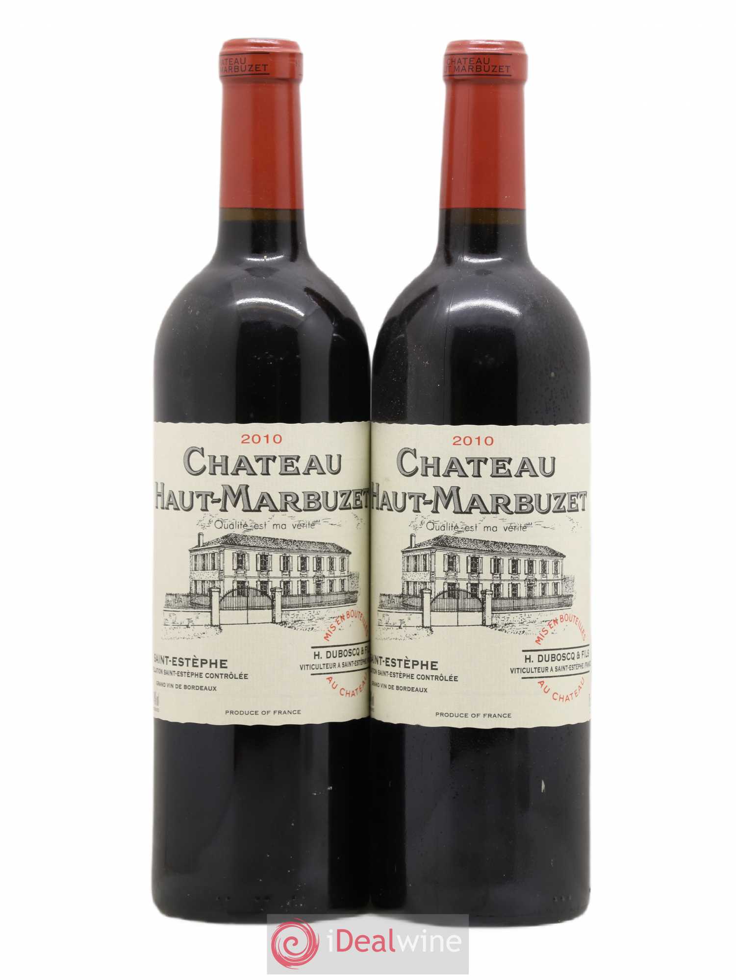 Château Haut Marbuzet 2010 - Lot de 2 bouteilles - 0
