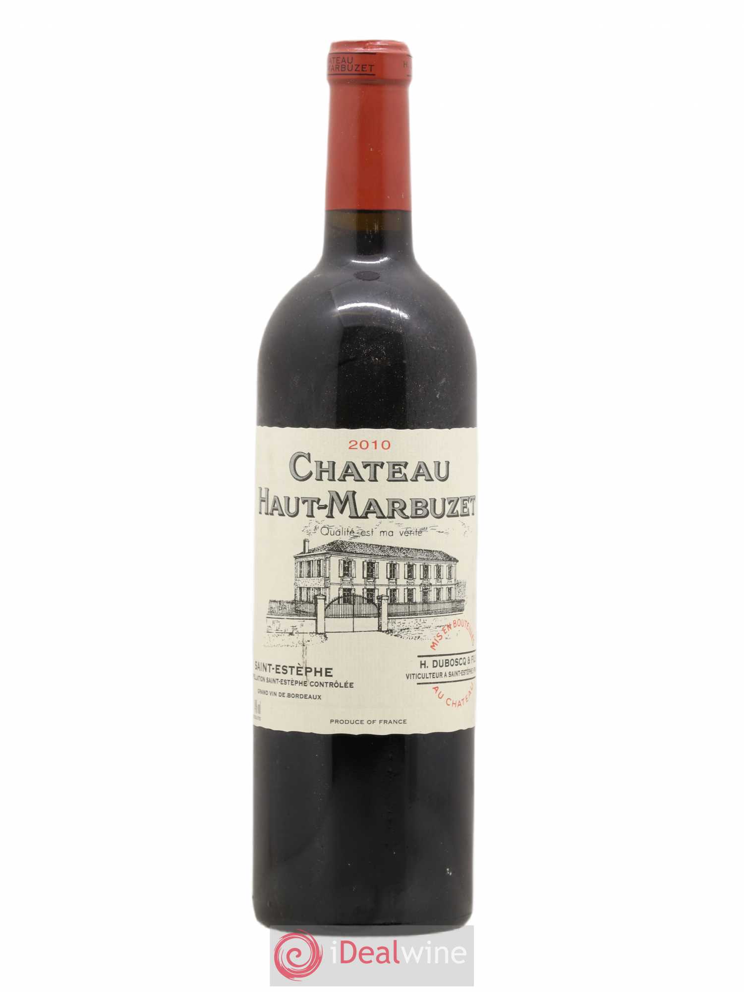 Château Haut Marbuzet 2010 - Lot de 1 bouteille - 0