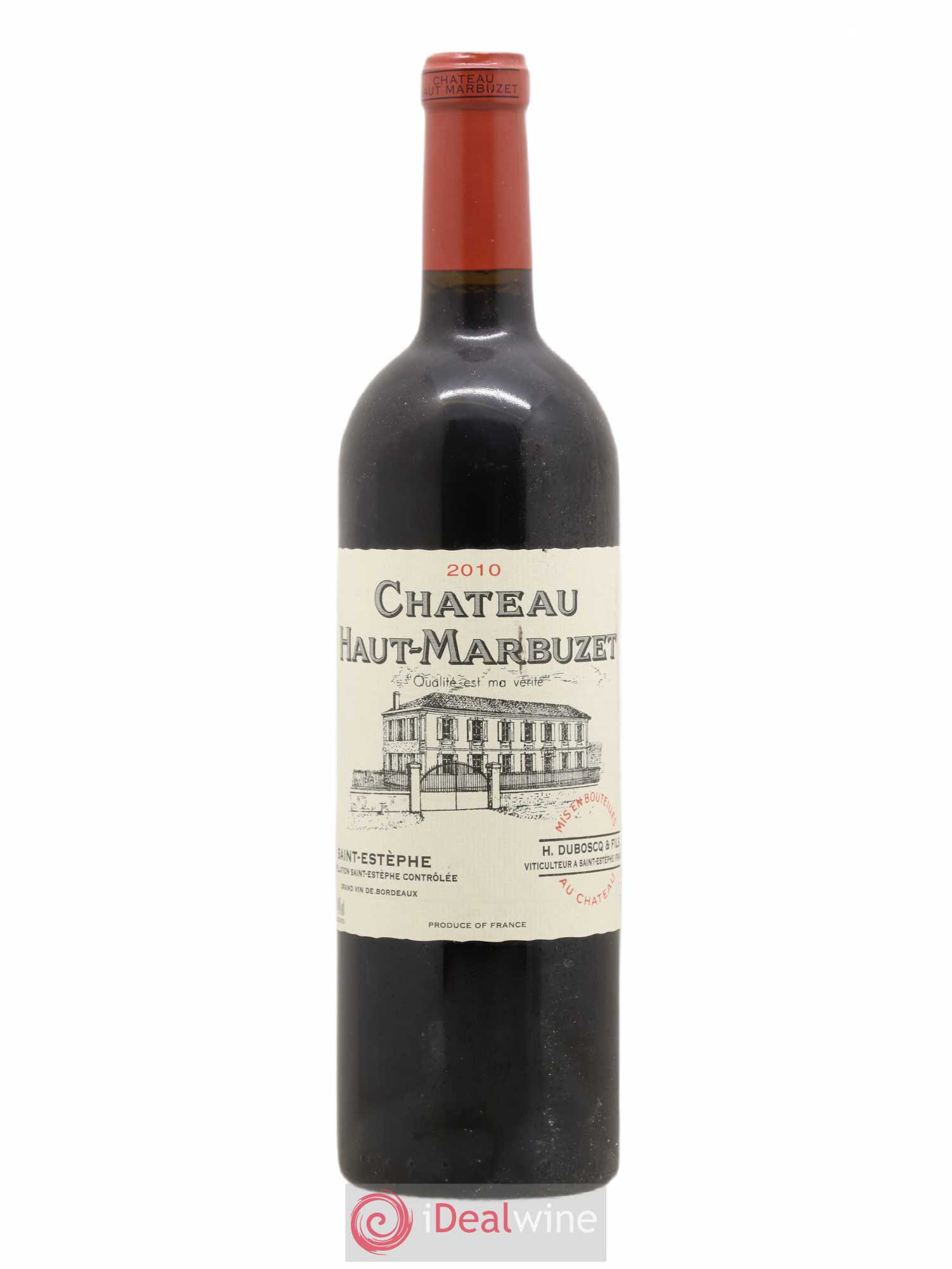 Château Haut Marbuzet 2010 - Lot de 1 bouteille - 0