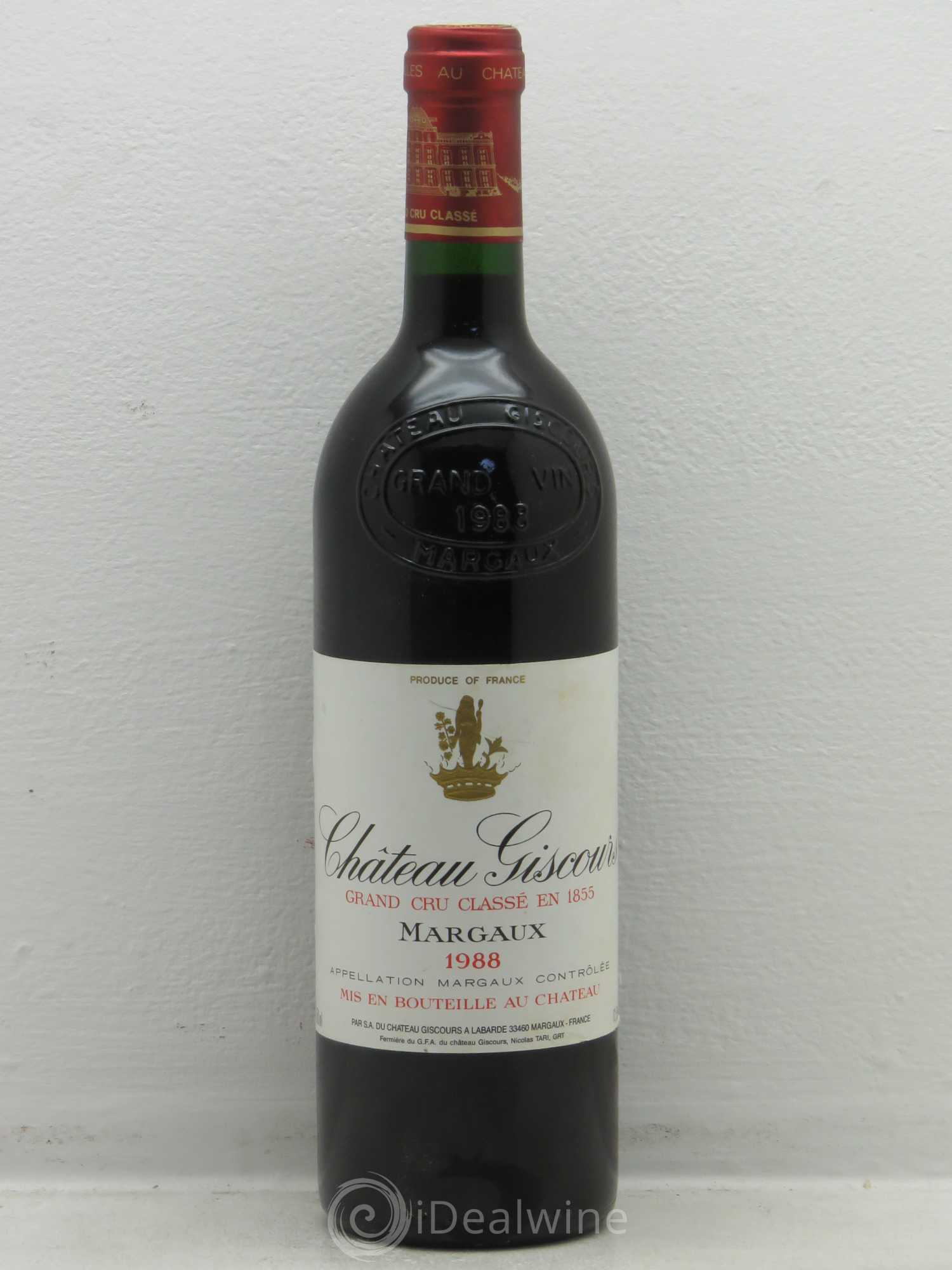 Château Giscours 3ème Grand Cru Classé 1988 - Lot de 1 bouteille - 0