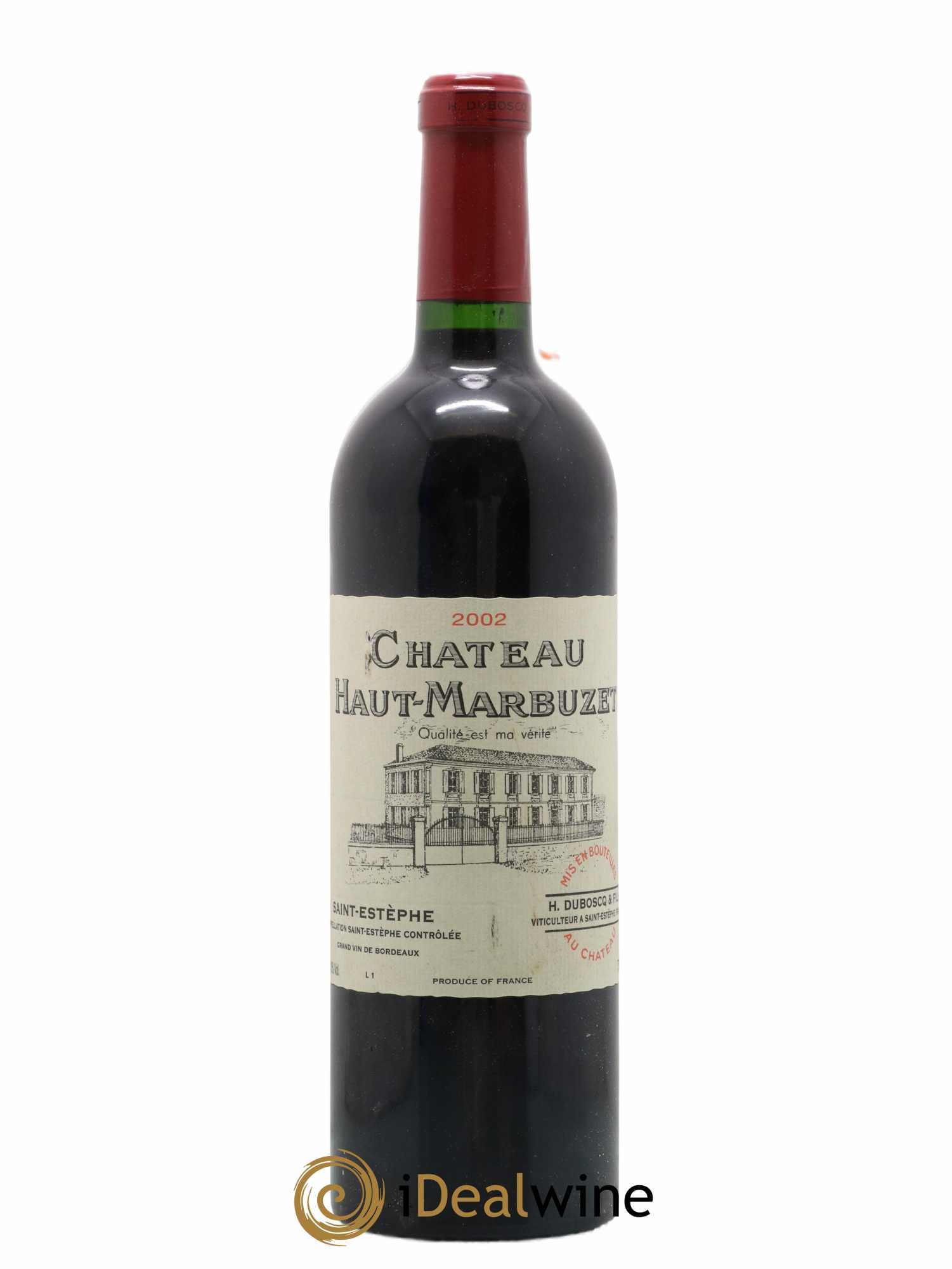 Château Haut Marbuzet 2002 - Lot de 1 bouteille - 0