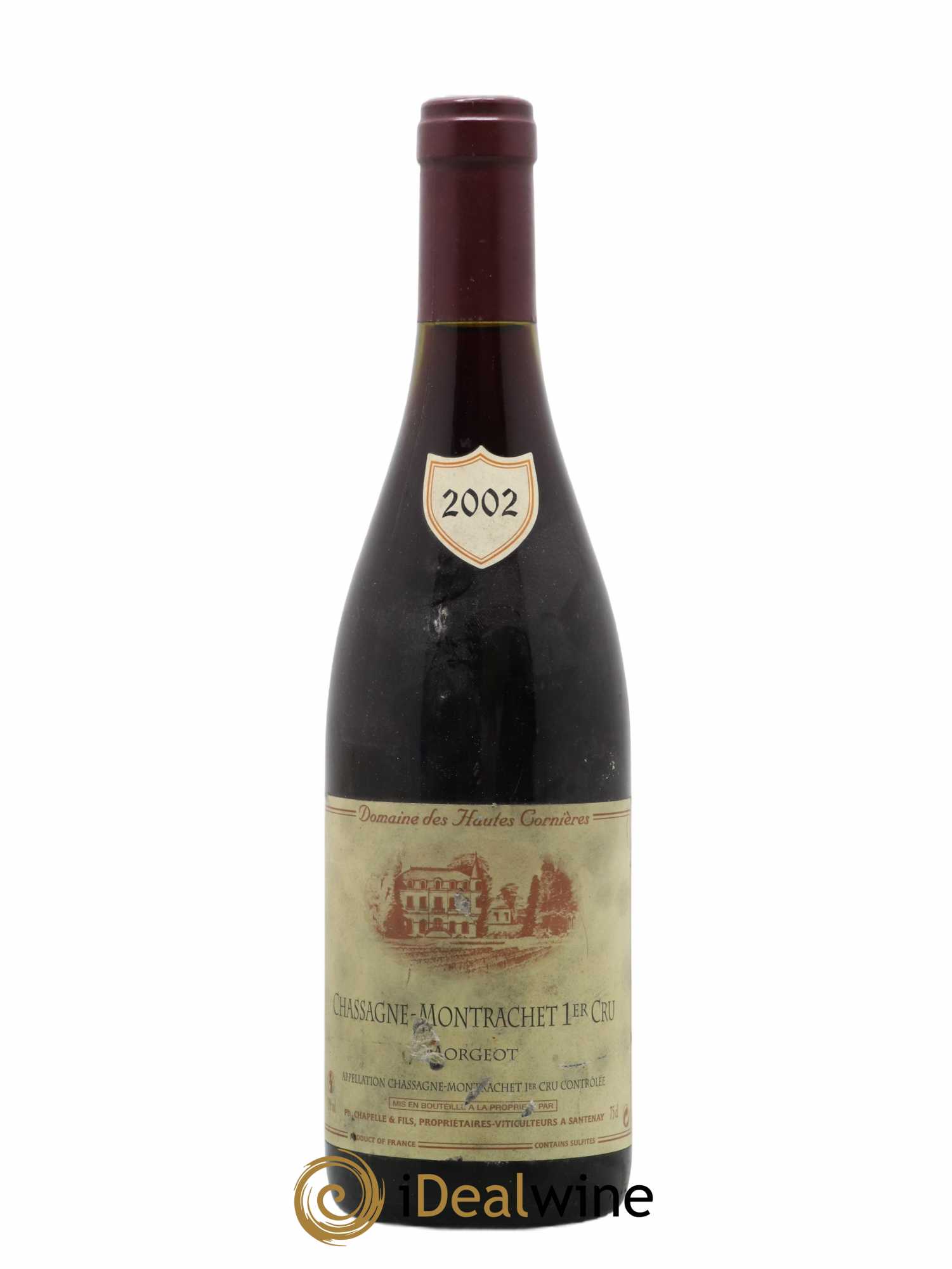 Chassagne-Montrachet 1er Cru Morgeot Philippe Chapelle 2002 - Lot de 1 bouteille - 0