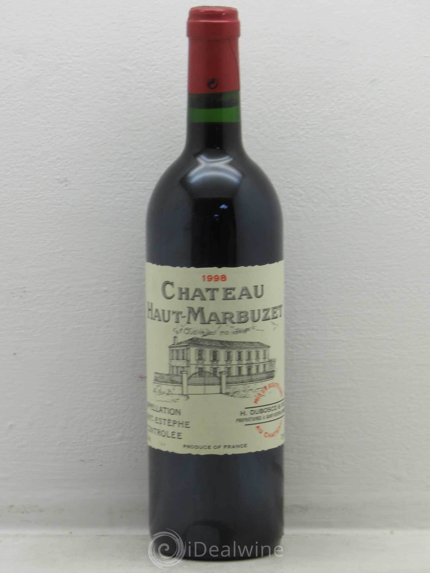 Château Haut Marbuzet 1998 - Lot de 1 bouteille - 0