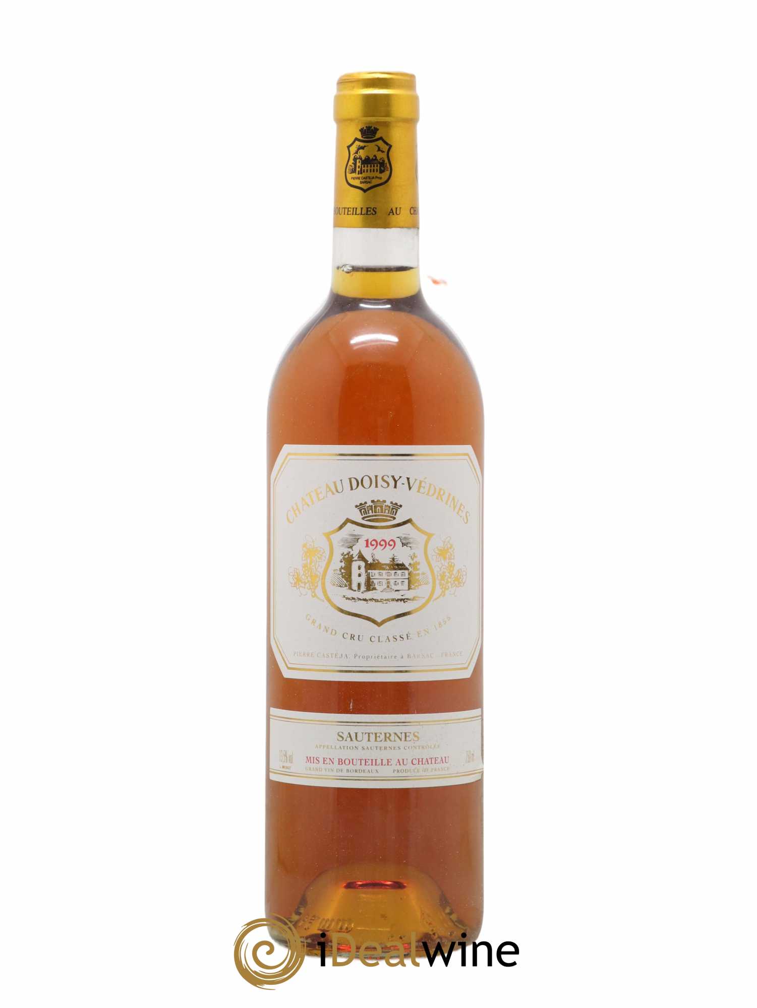 Château Doisy-Védrines 2ème Grand Cru Classé 1999 - Lot de 1 bouteille - 0
