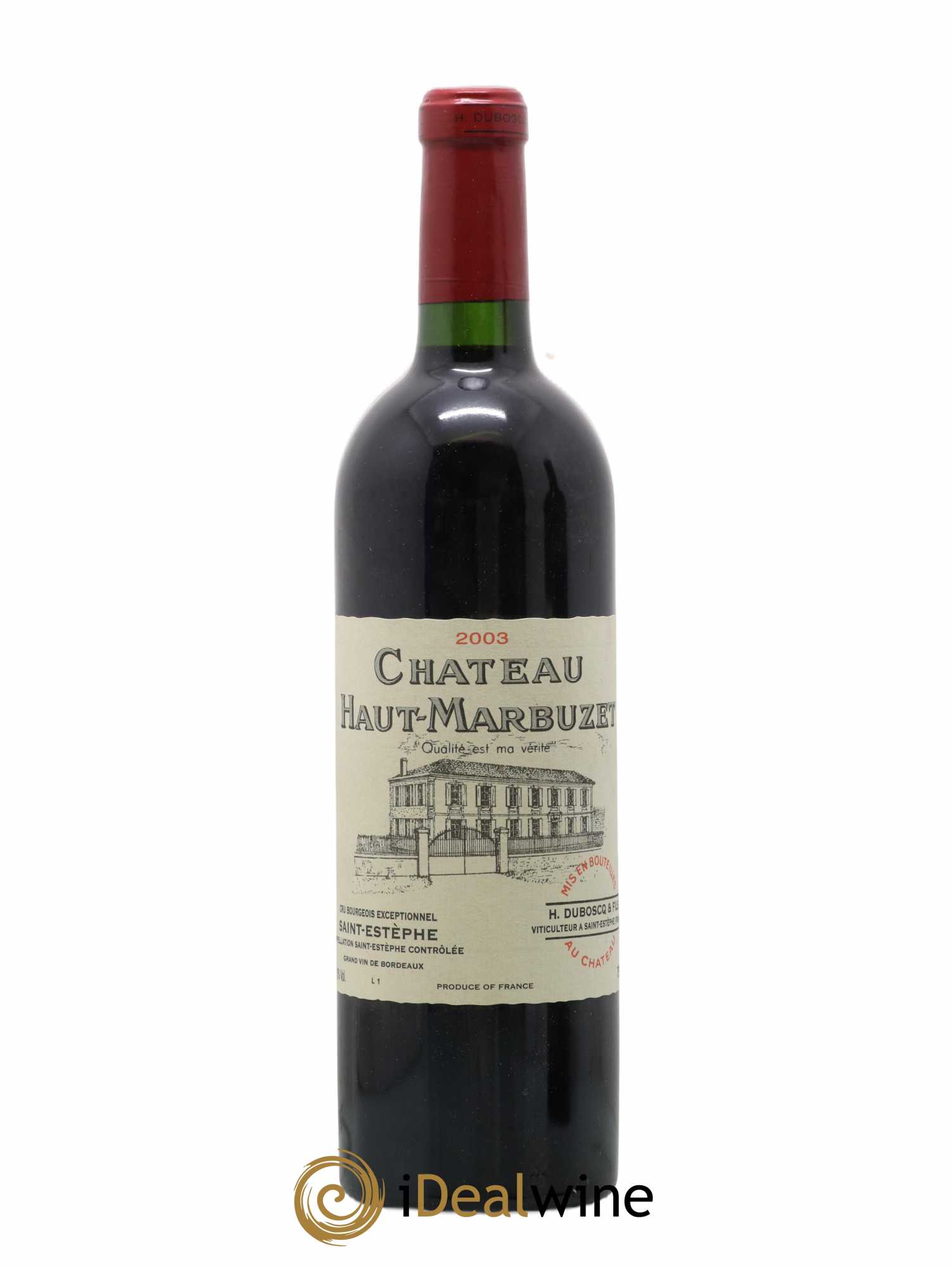 Château Haut Marbuzet 2003 - Lot de 1 bouteille - 0