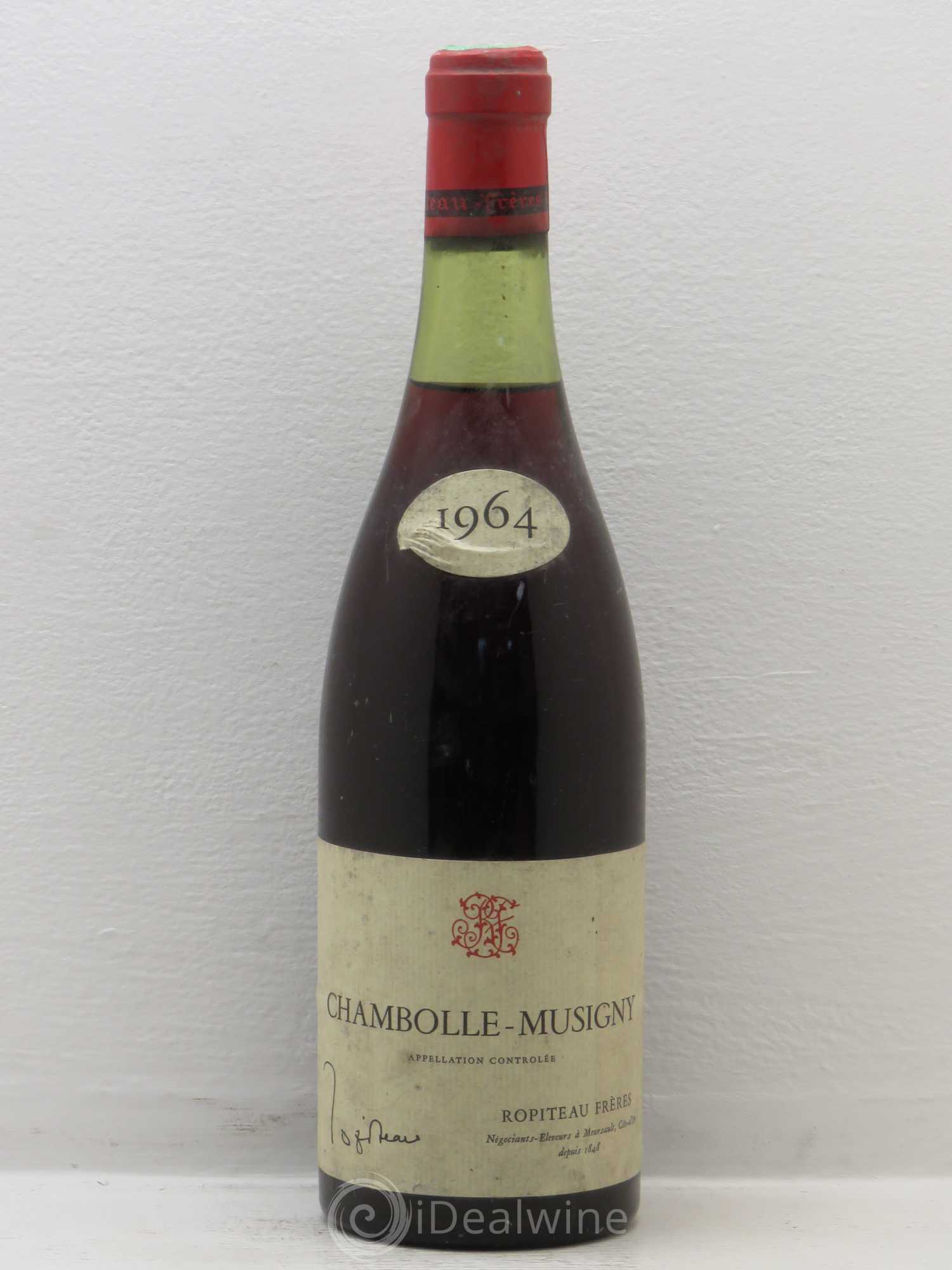 Chambolle-Musigny Ropiteau 1964 - Lot de 1 bouteille - 0