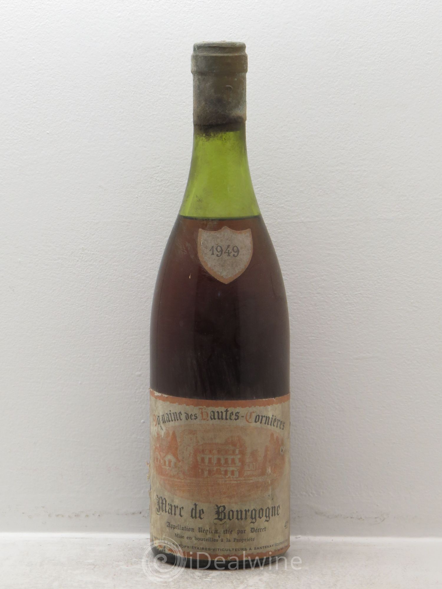 Marc de Bourgogne Hautes Cornières 1949 - Posten von 1 Flasche - 0