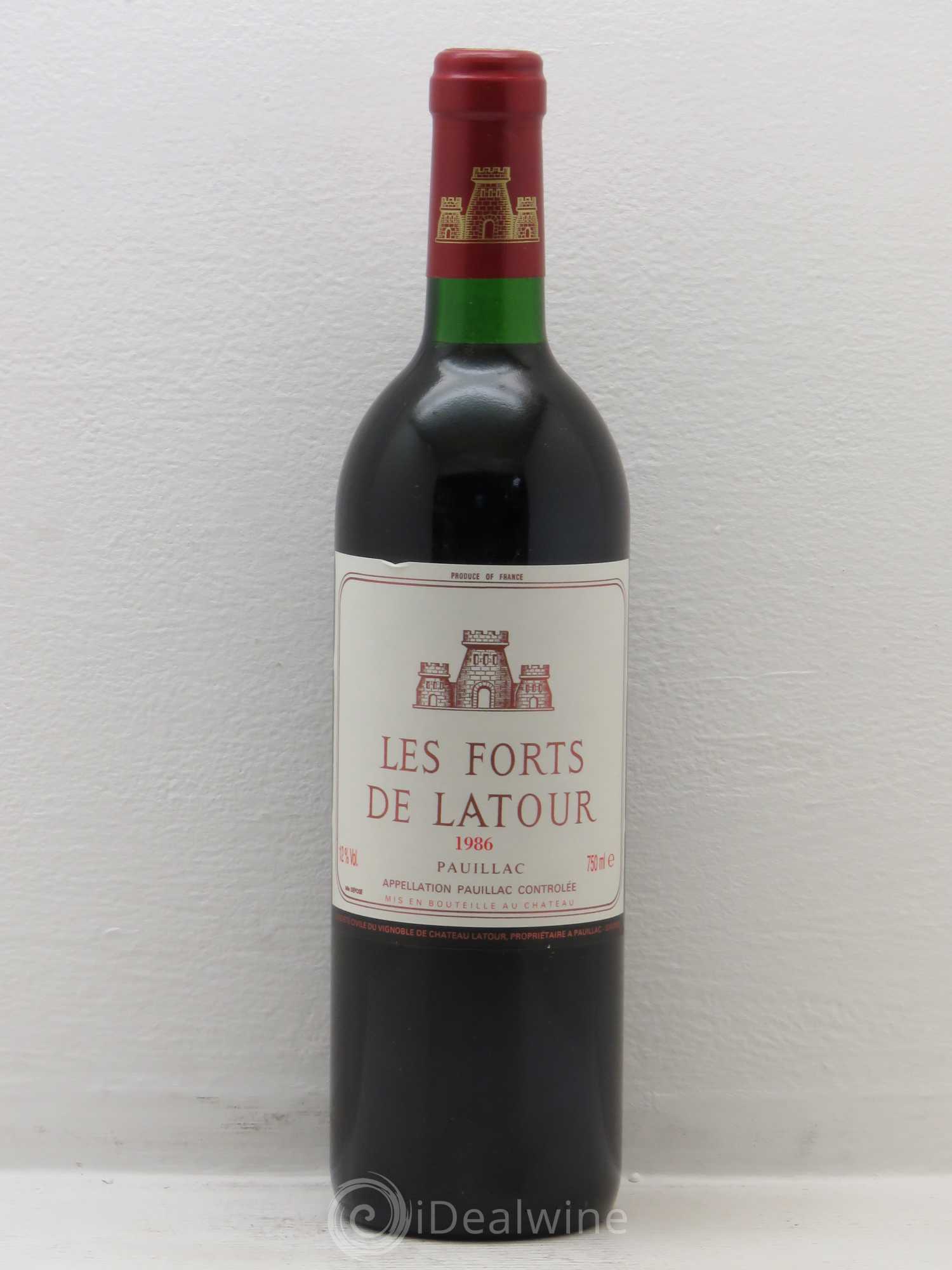 Les Forts de Latour Second Vin 1986 - Lot de 1 bouteille - 0