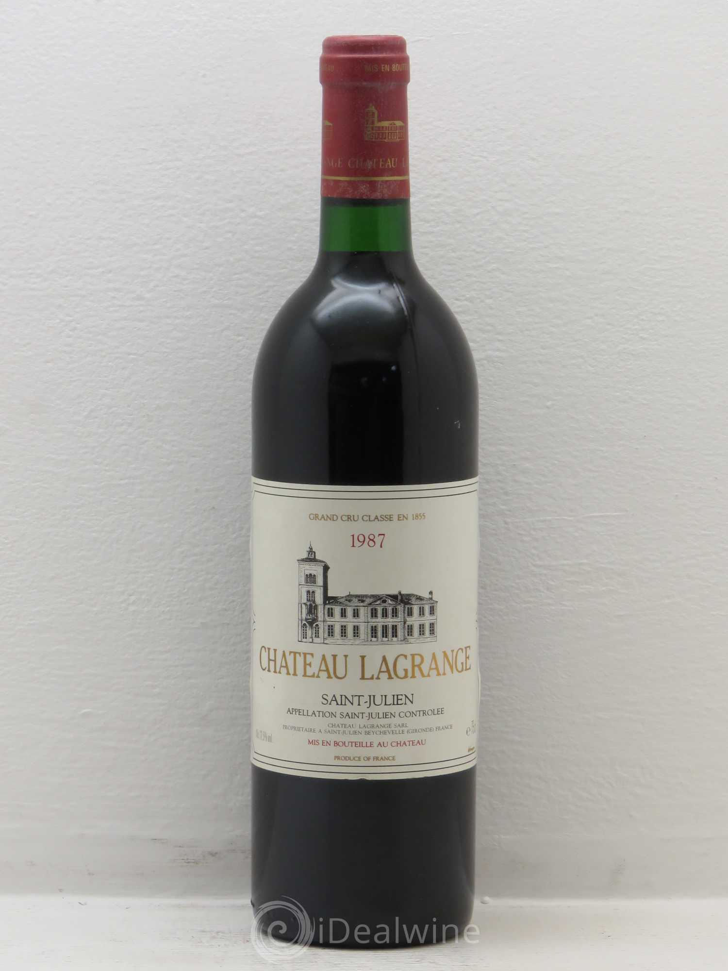 Château Lagrange 3ème Grand Cru Classé 1987 - Lot de 1 bouteille - 0