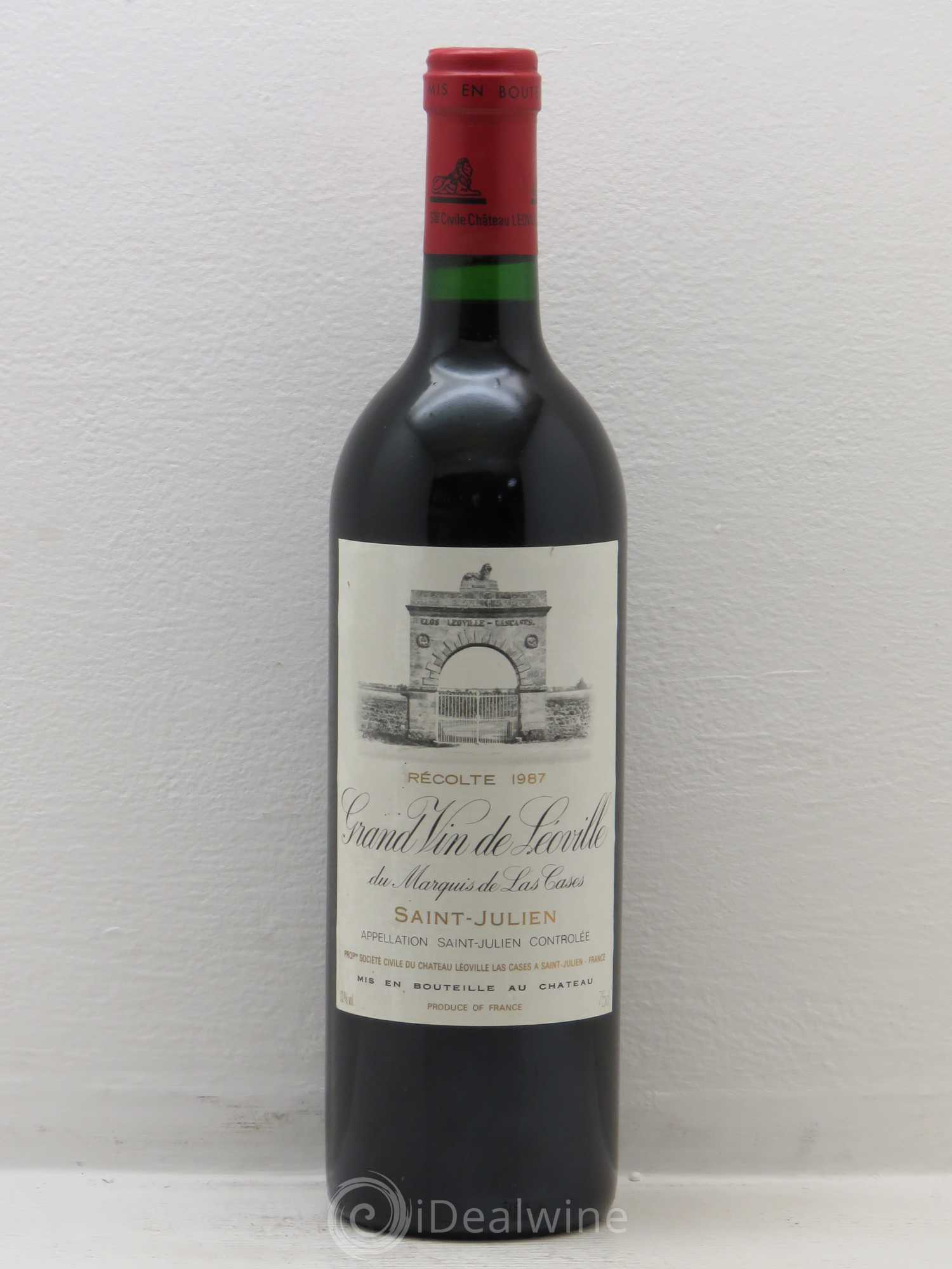 Château Léoville Las Cases 2ème Grand Cru Classé 1987 - Lot de 1 bouteille - 0