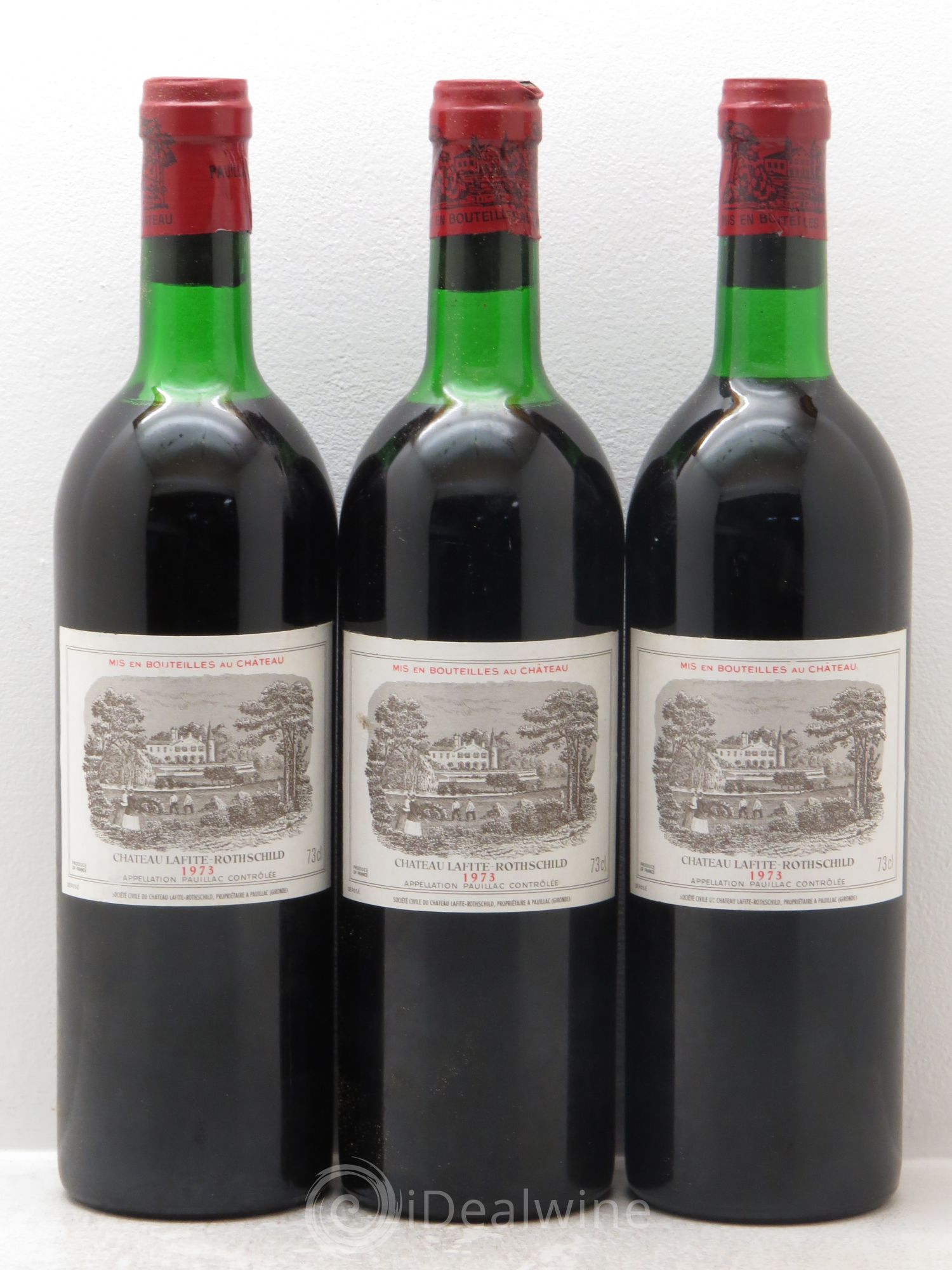 Château Lafite Rothschild 1er Grand Cru Classé 1973 - Lot de 12 bouteilles - 1