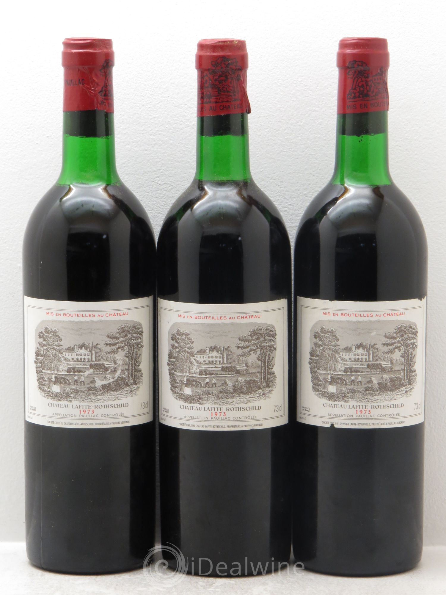 Château Lafite Rothschild 1er Grand Cru Classé 1973 - Lot de 12 bouteilles - 3