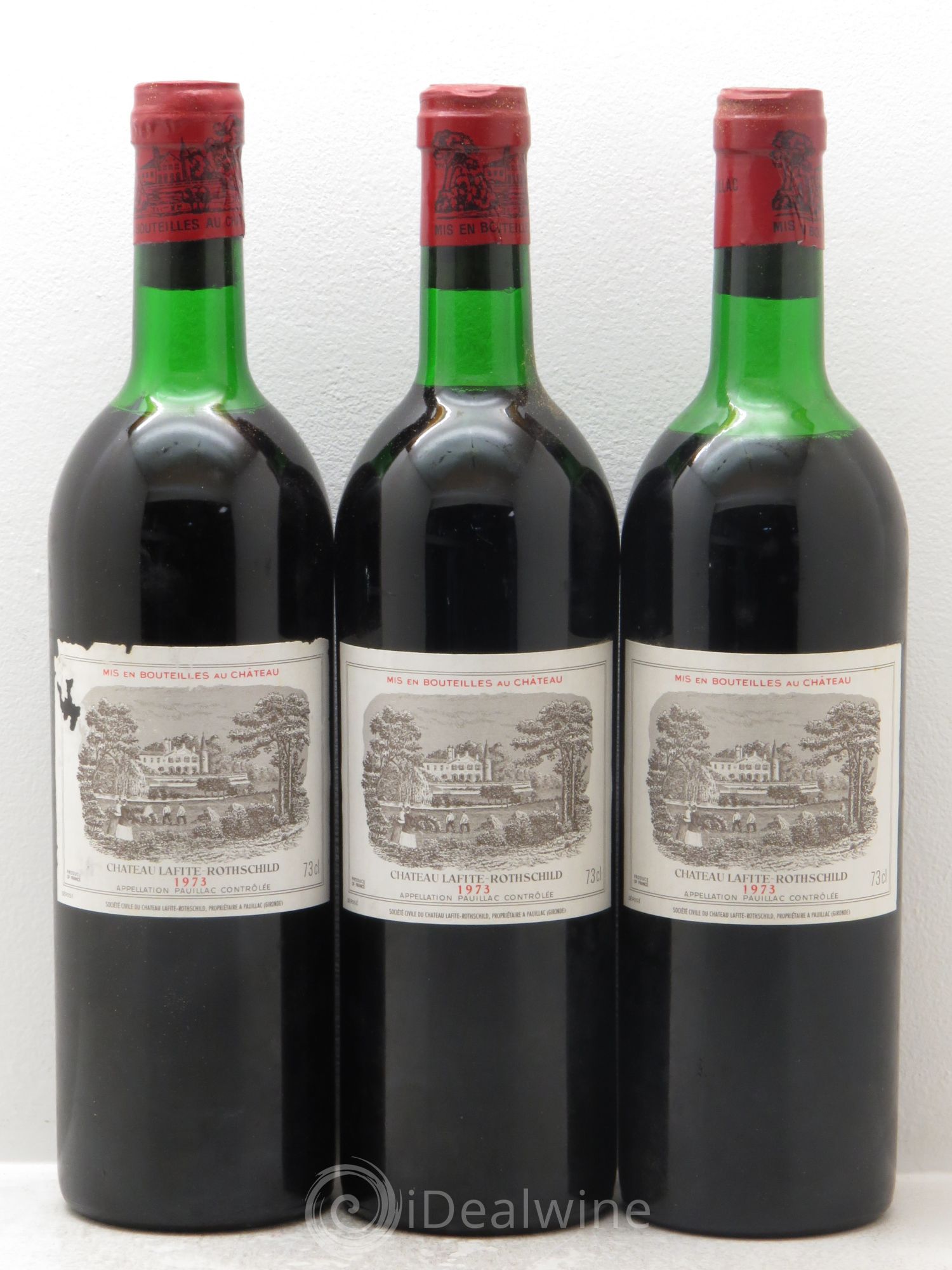 Château Lafite Rothschild 1er Grand Cru Classé 1973 - Lot de 12 bouteilles - 4