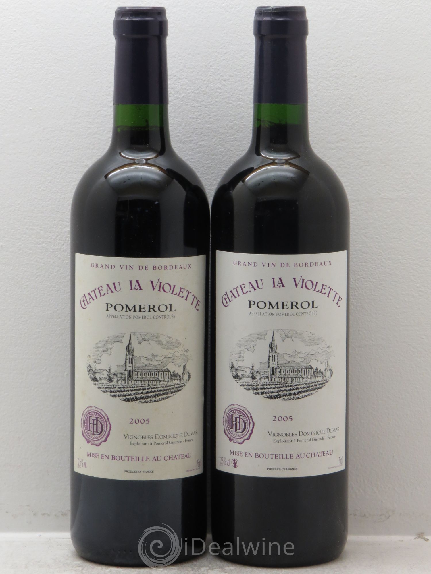 Château la Violette 2005 - Lot de 2 bouteilles - 0