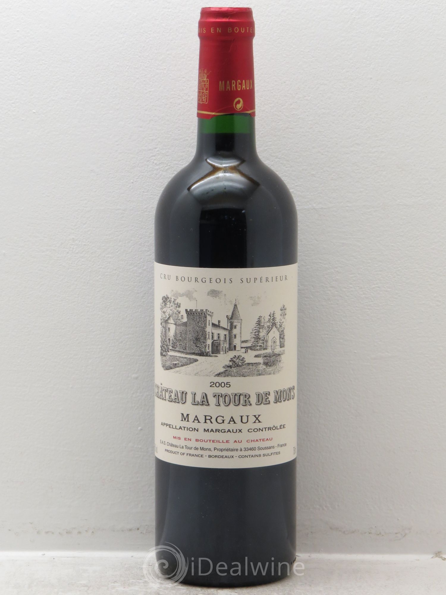 Château la Tour de Mons Cru Bourgeois 2005 - Lot de 6 bouteilles - 0