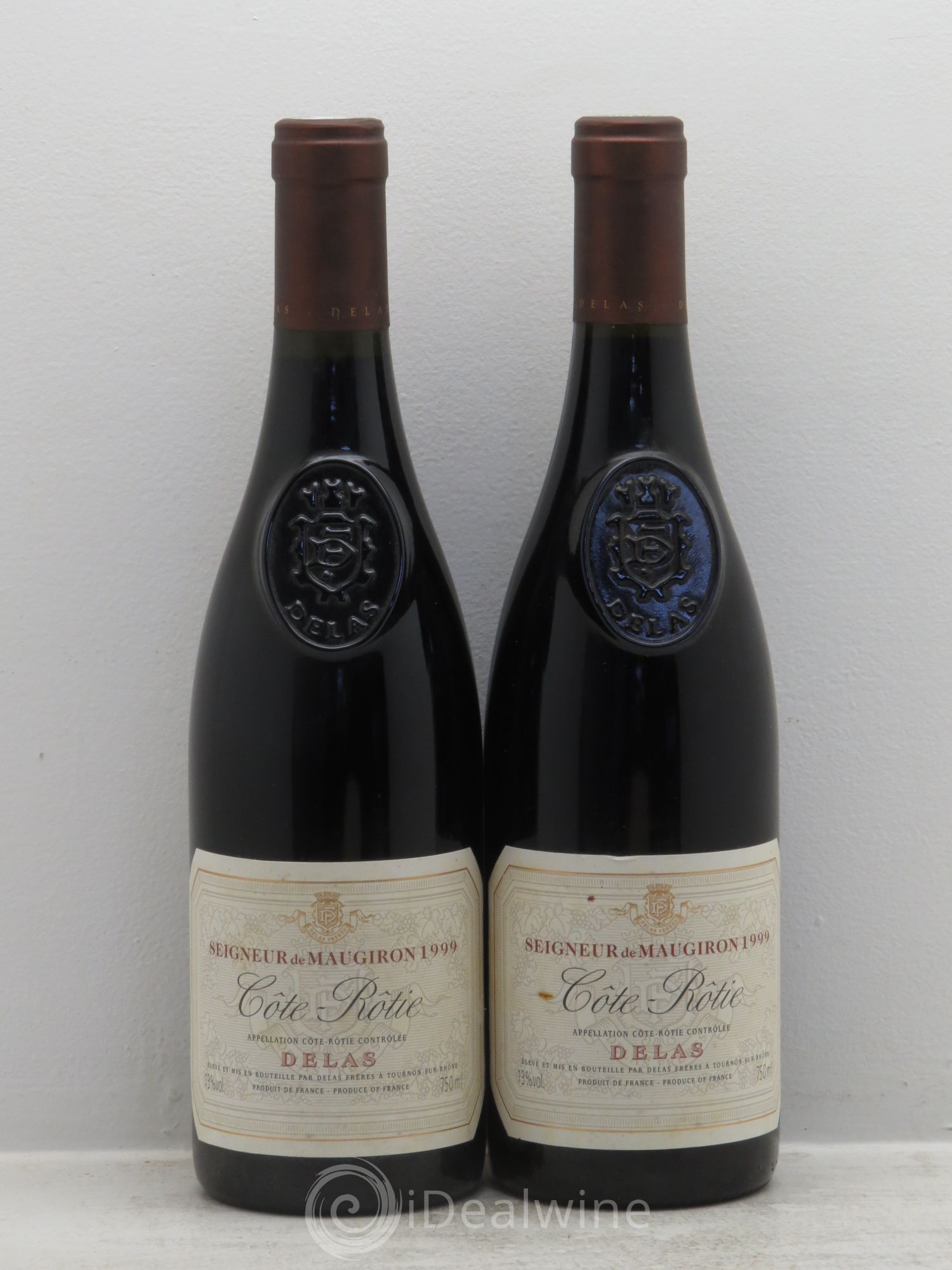 Côte-Rôtie Seigneur de Maugiron Delas Frères 1999 - Lot de 2 bouteilles - 0