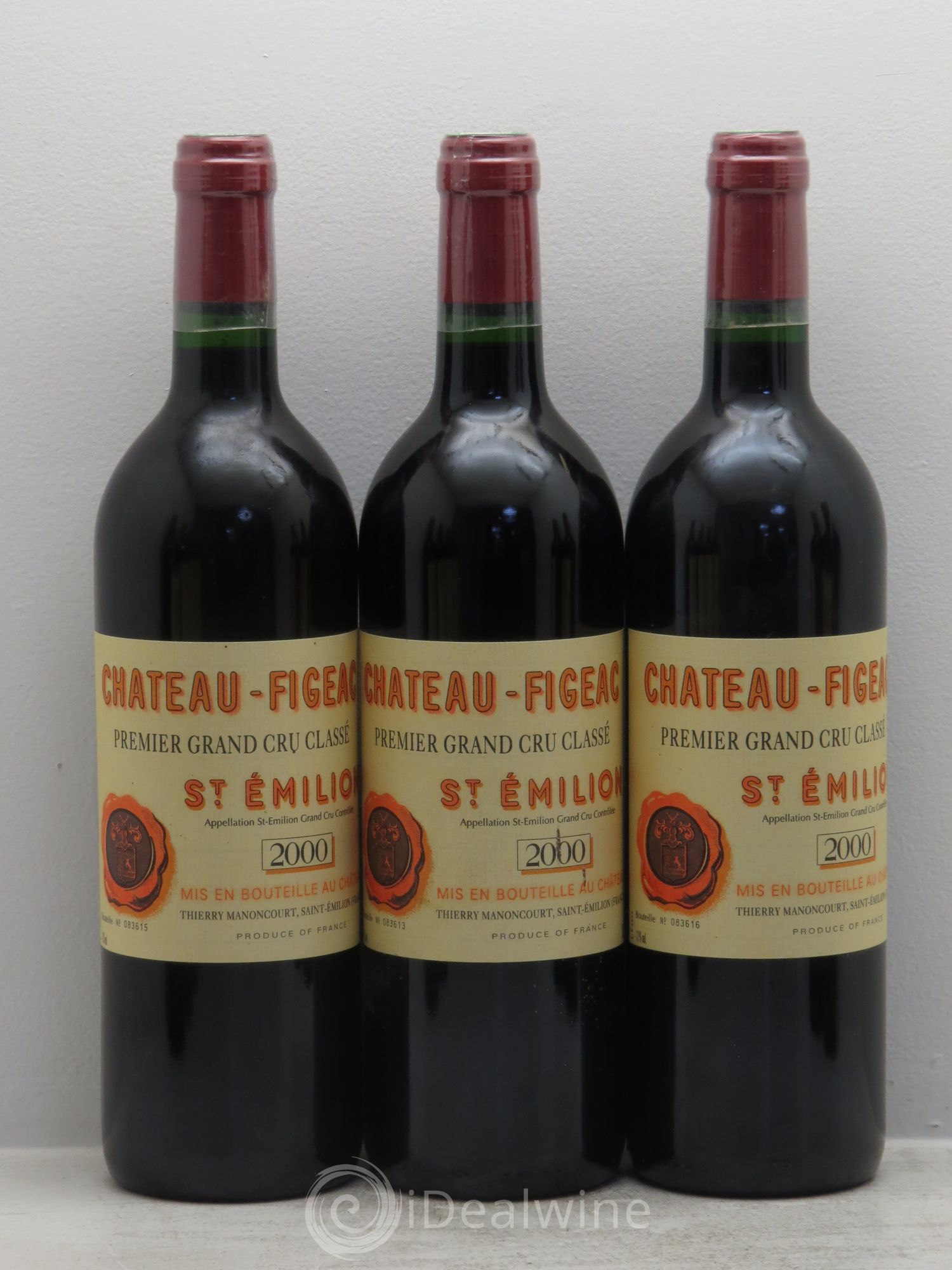 Château Figeac 1er Grand Cru Classé A 2000 - Lot de 12 bouteilles - 2