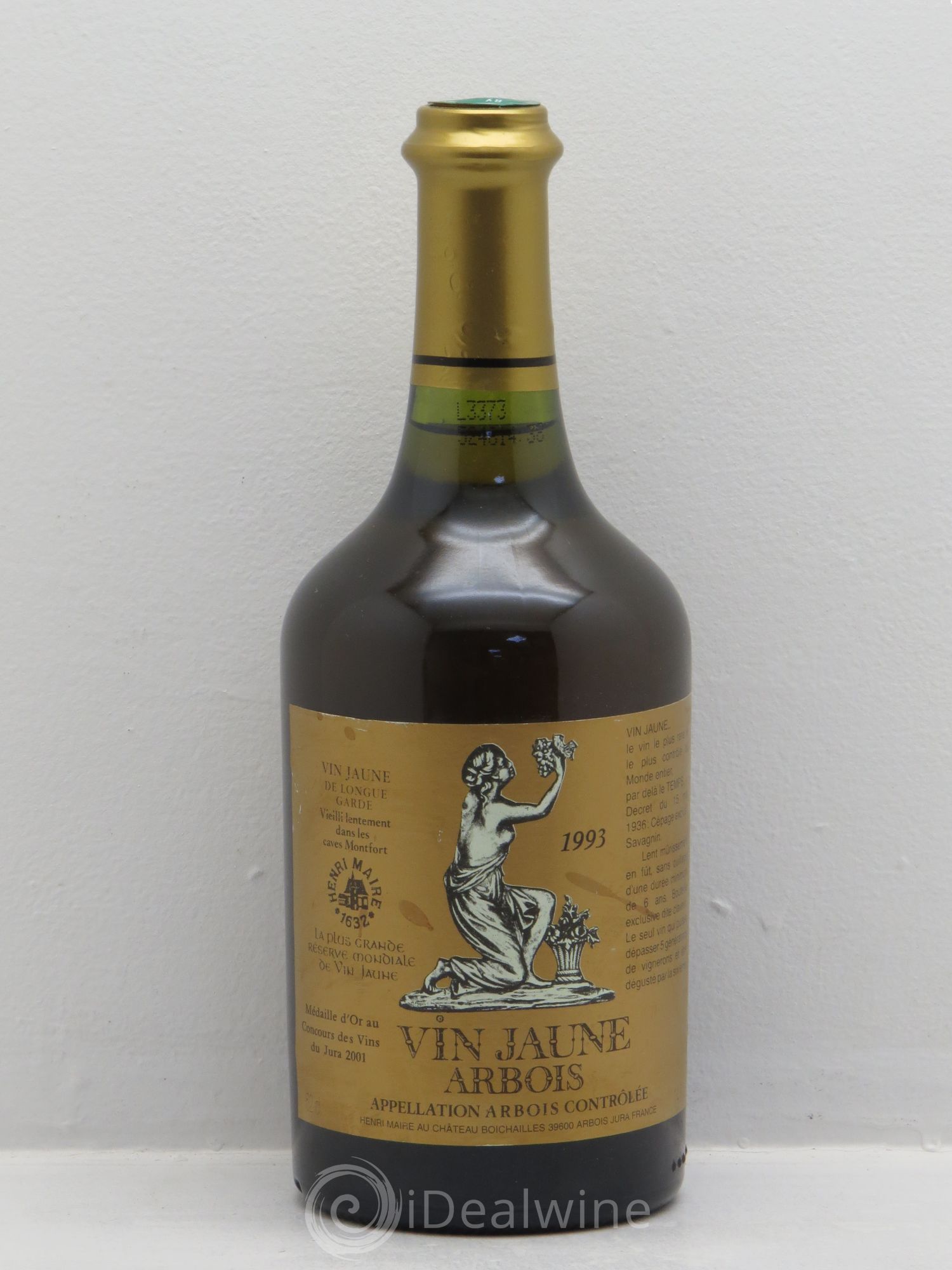Arbois Vin Jaune Henri Maire 1993 - Lot de 1 bouteille - 0