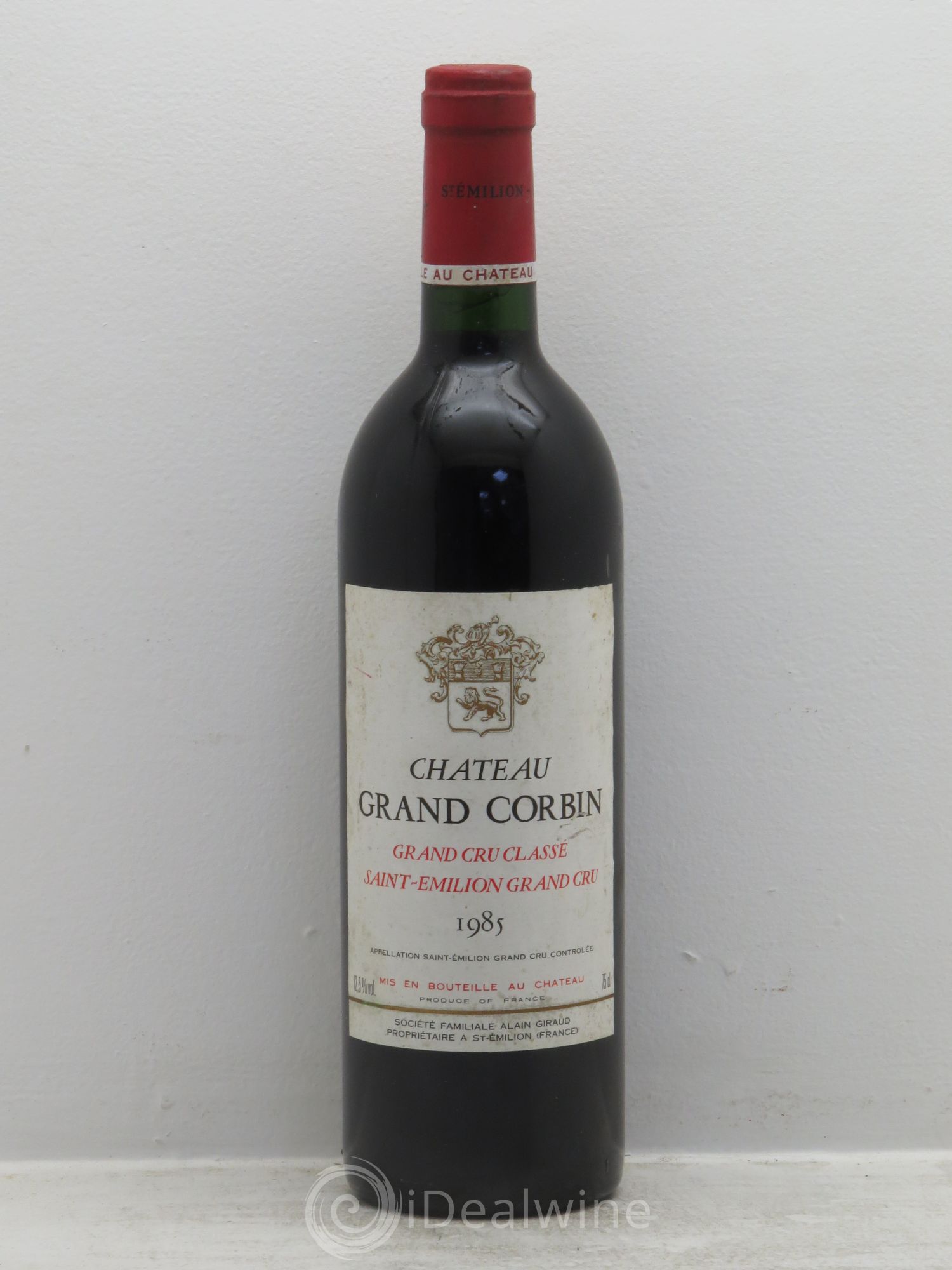 Château Corbin Grand Cru Classé 1985 - Lot de 1 bouteille - 0
