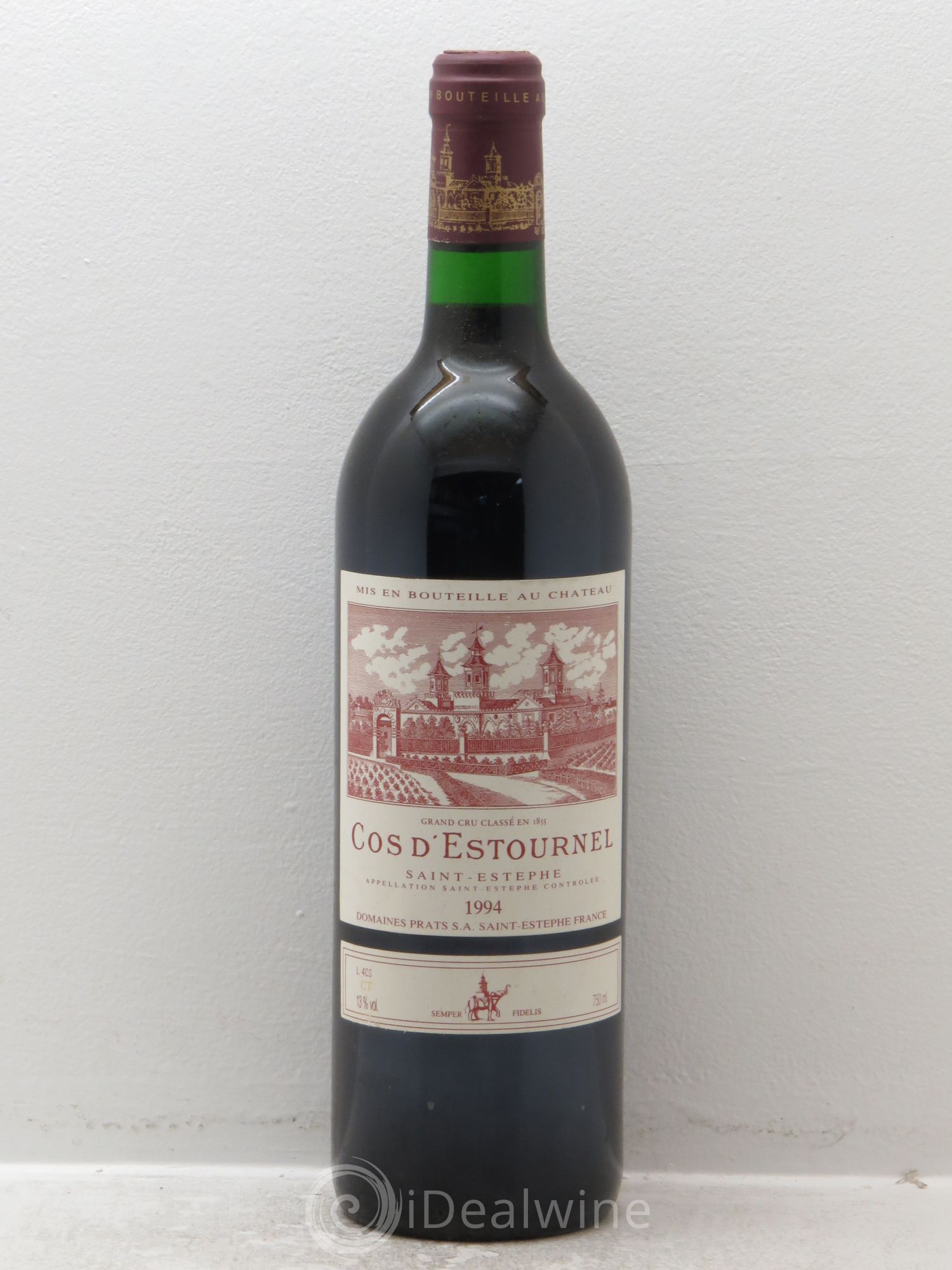 Cos d'Estournel 2ème Grand Cru Classé 1994 - Lot de 1 bouteille - 0