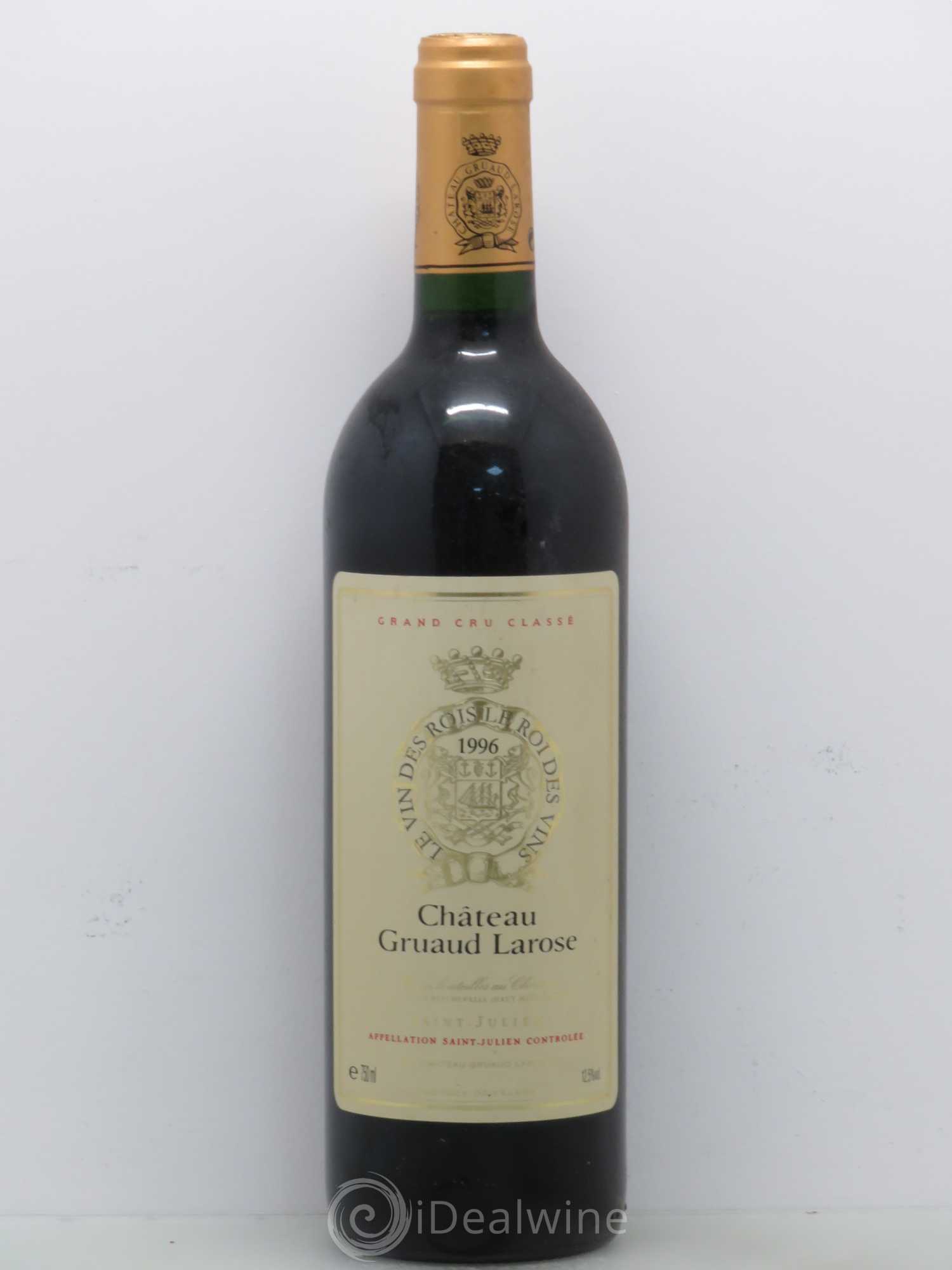Château Gruaud Larose 2ème Grand Cru Classé 1996 - Lot de 1 bouteille - 0
