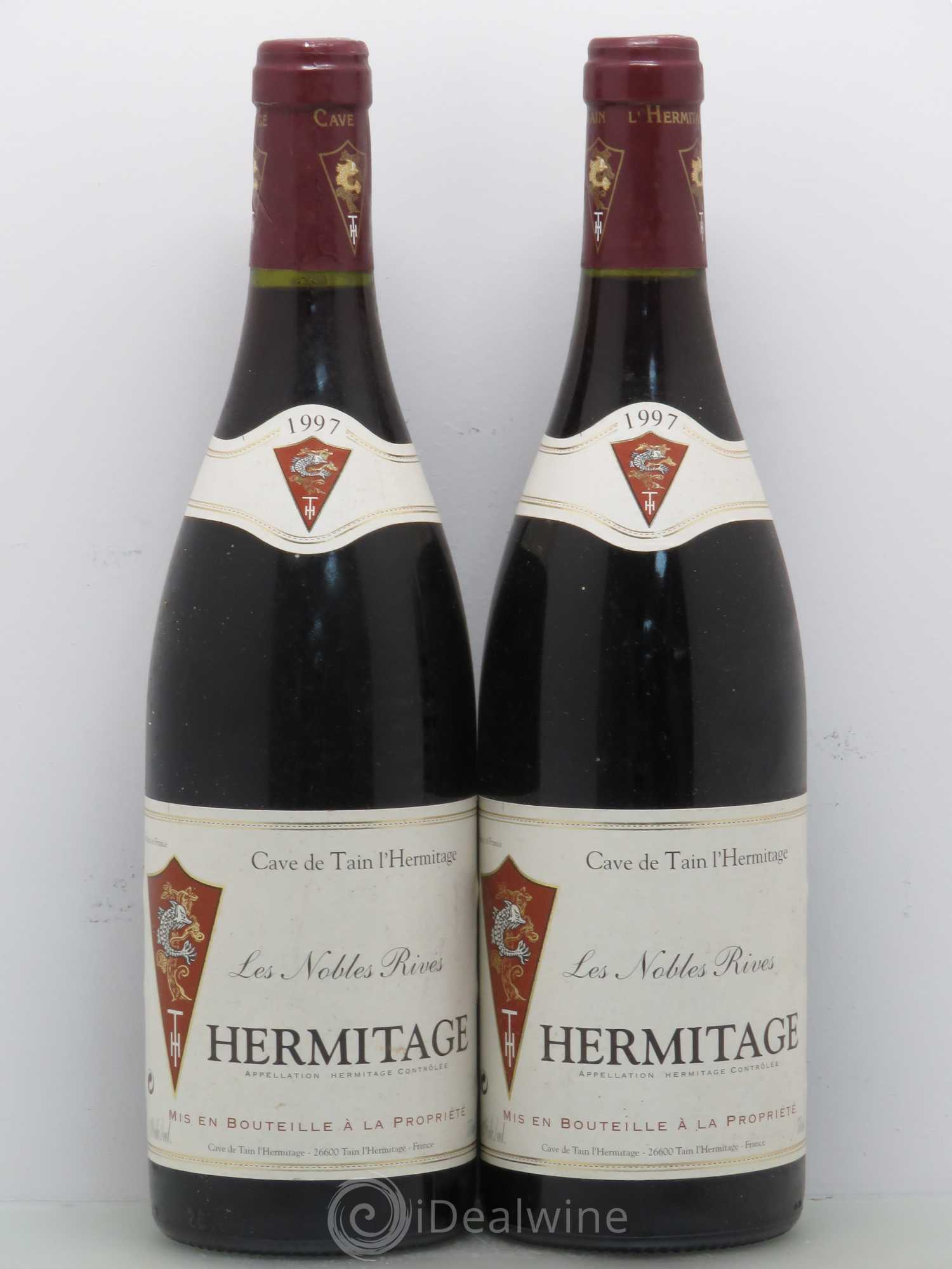 Hermitage Nobles Rives Cave de Tain (sans prix de réserve) 1997 - Posten von 2 Flaschen - 0