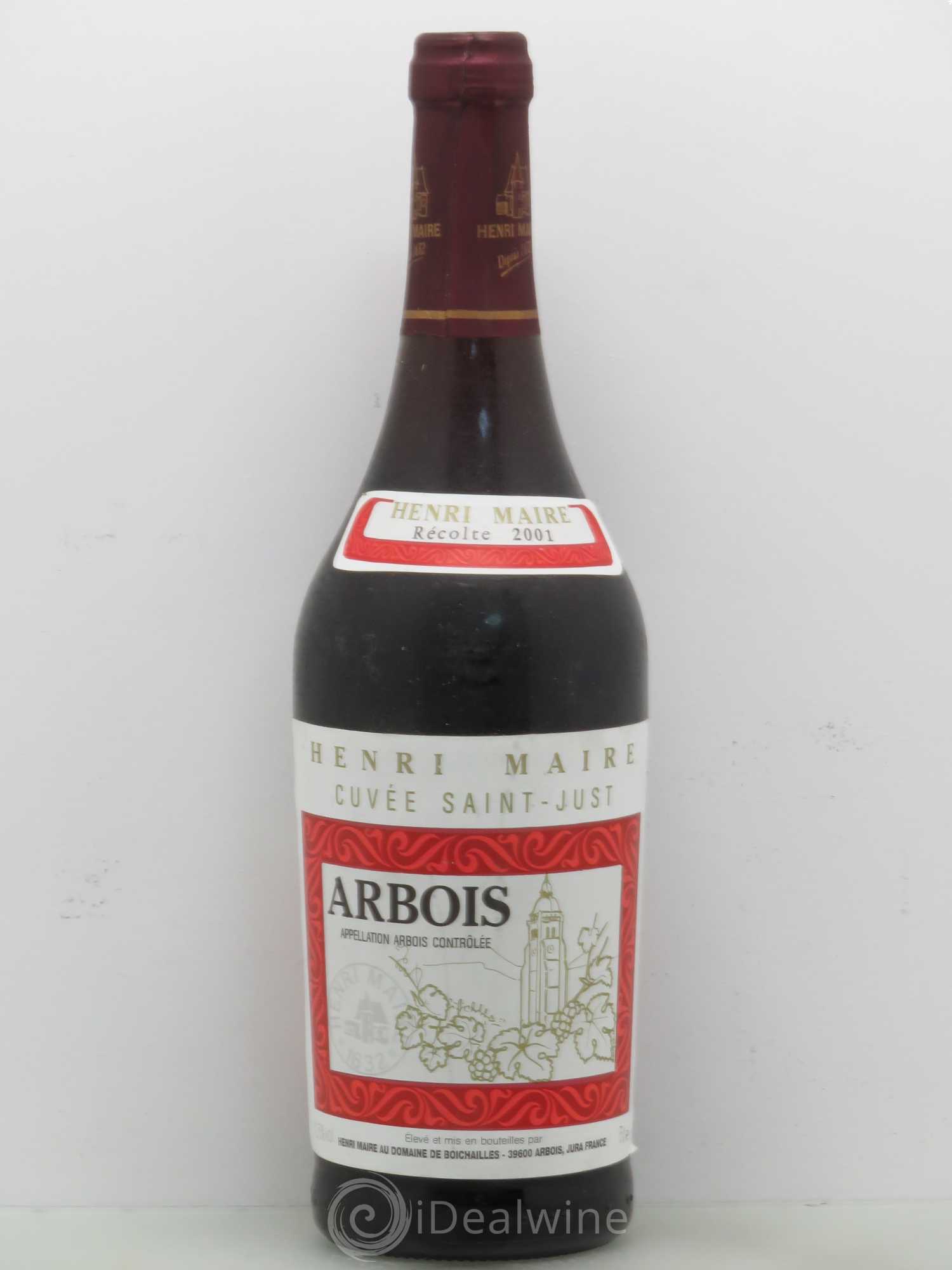 Arbois Cuvée St Just - Henry Maire 2001 - Posten von 1 Flasche - 0