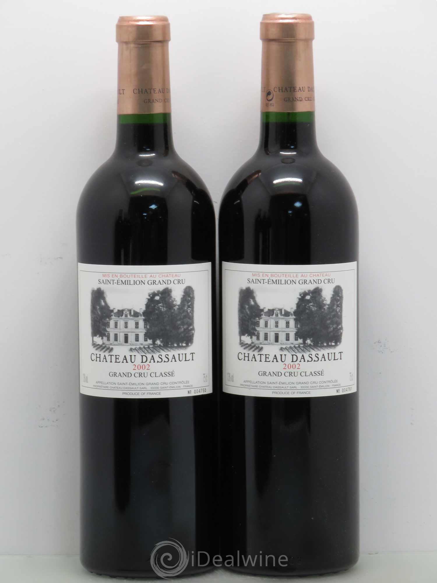 Château Dassault Grand Cru Classé 2002 - Lot de 5 bouteilles - 2
