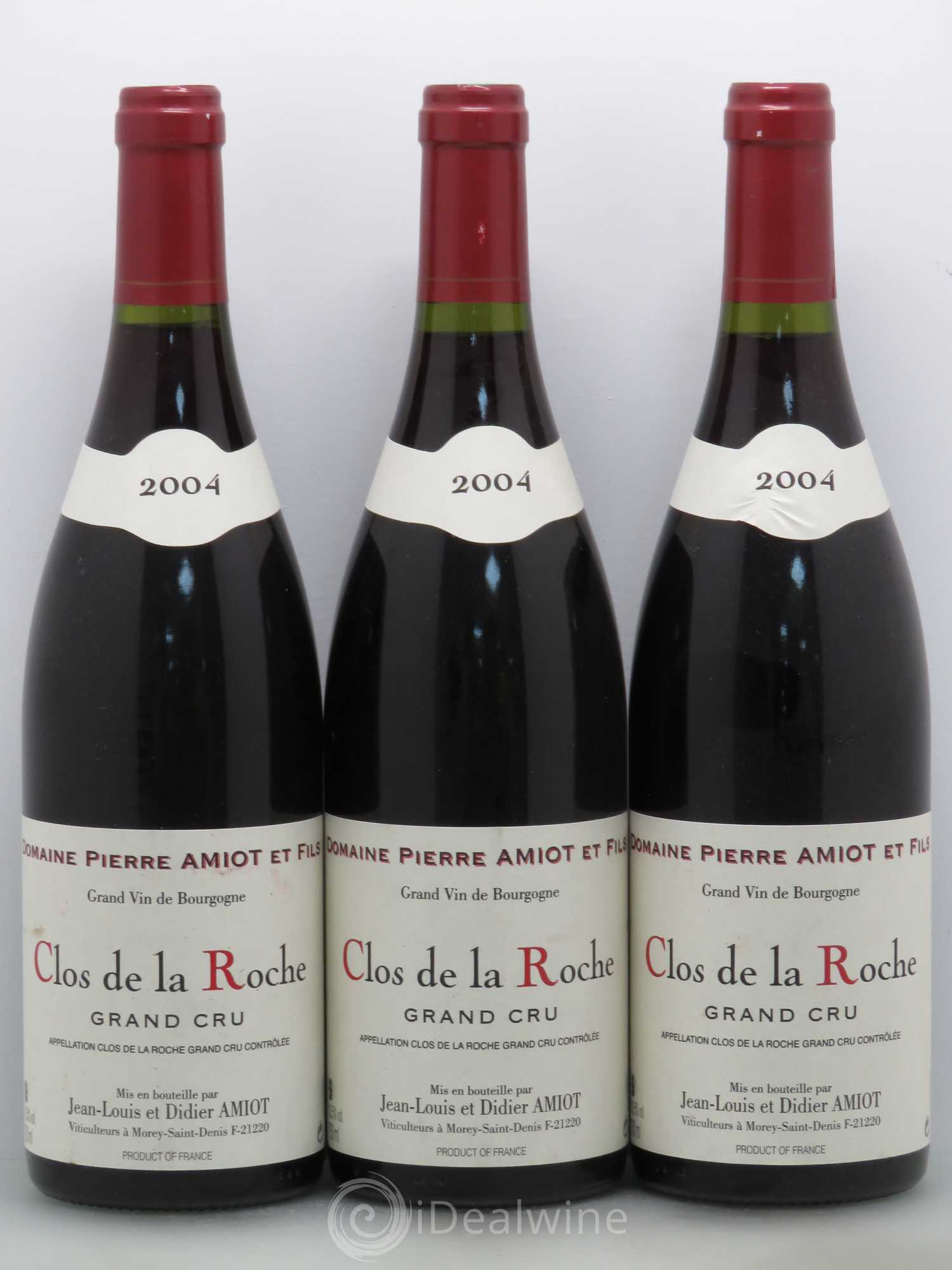 Buy Clos de la Roche Grand Cru Amiot 2004 (lot: B2080708-6136)