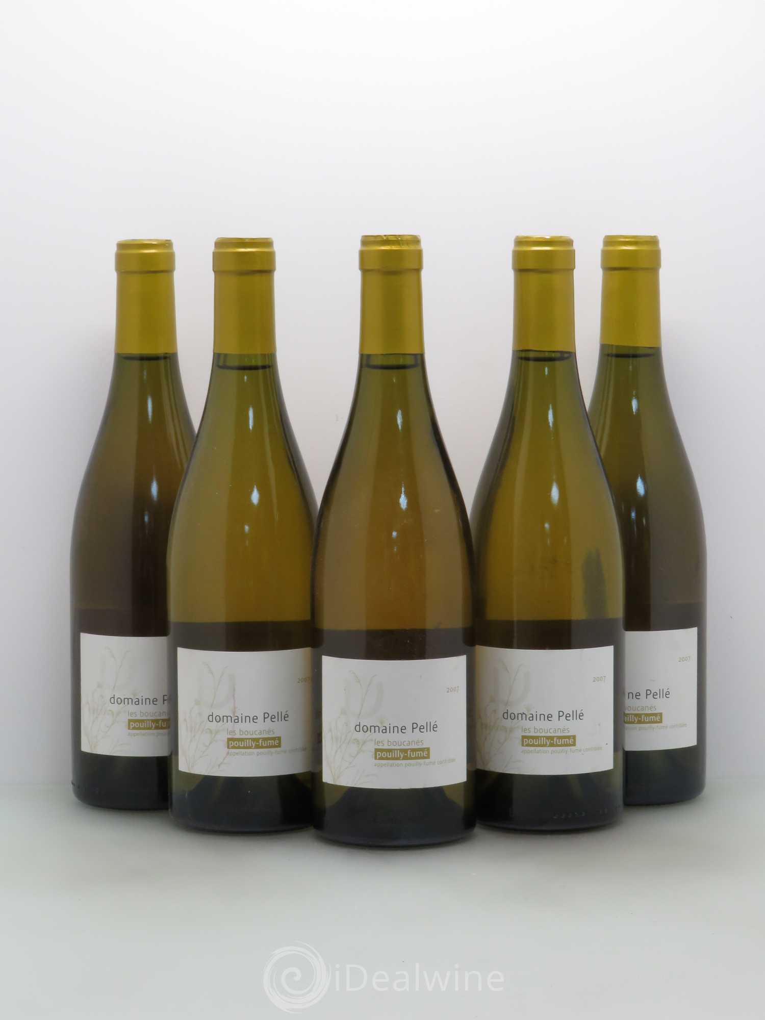 Pouilly-Fumé Les Boucanés - Pellé (no reserve) 2007 - Lot of 5 bottles - 0
