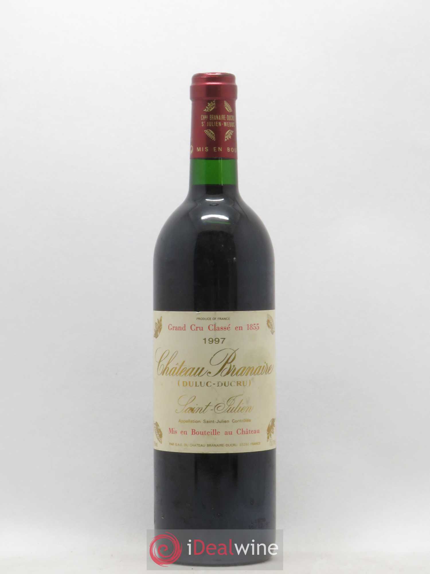 Château Branaire Ducru 4ème Grand Cru Classé 1997 - Lot de 1 bouteille - 0