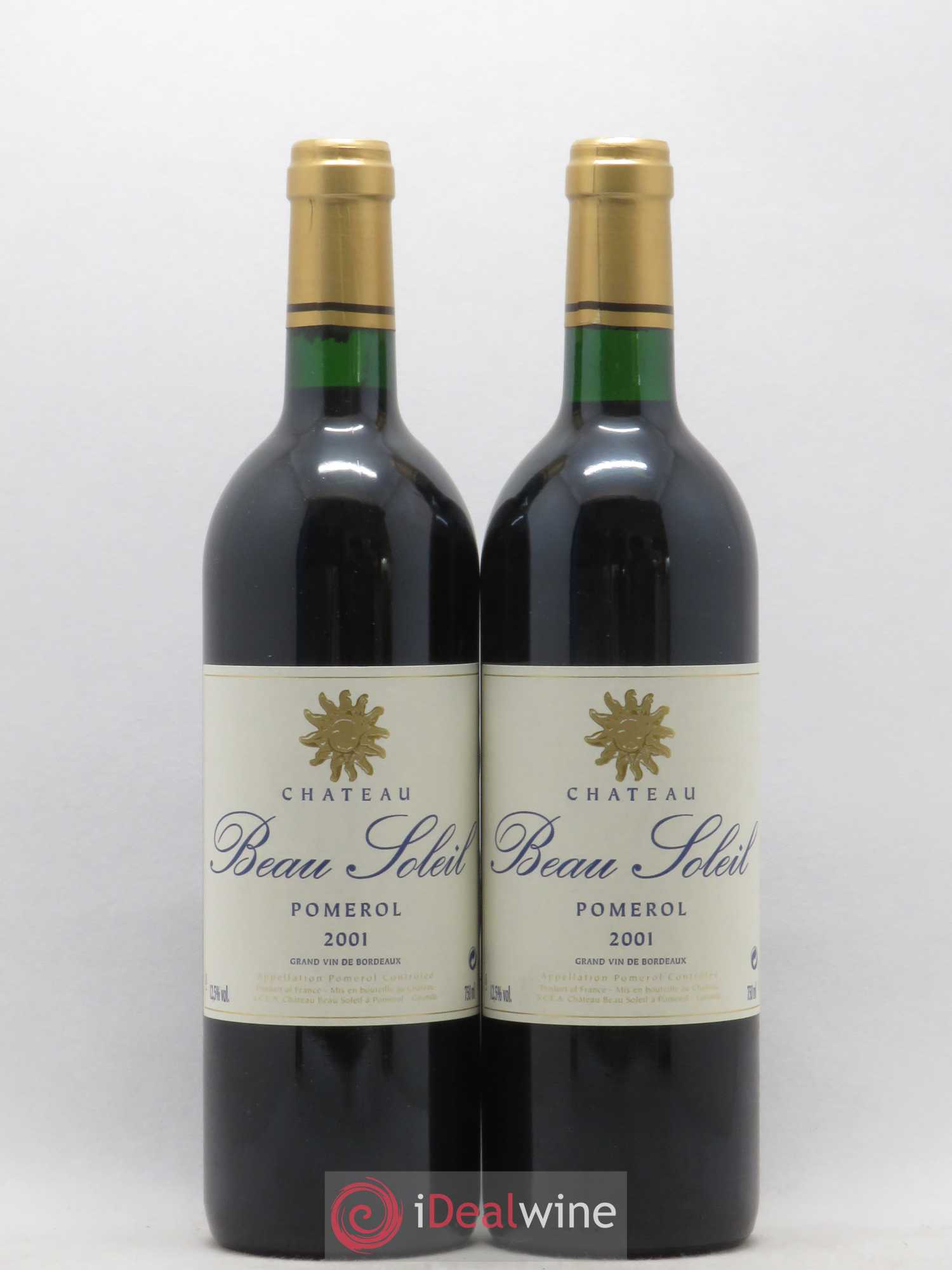 Château Beau Soleil 2001 - Lot de 2 bouteilles - 0