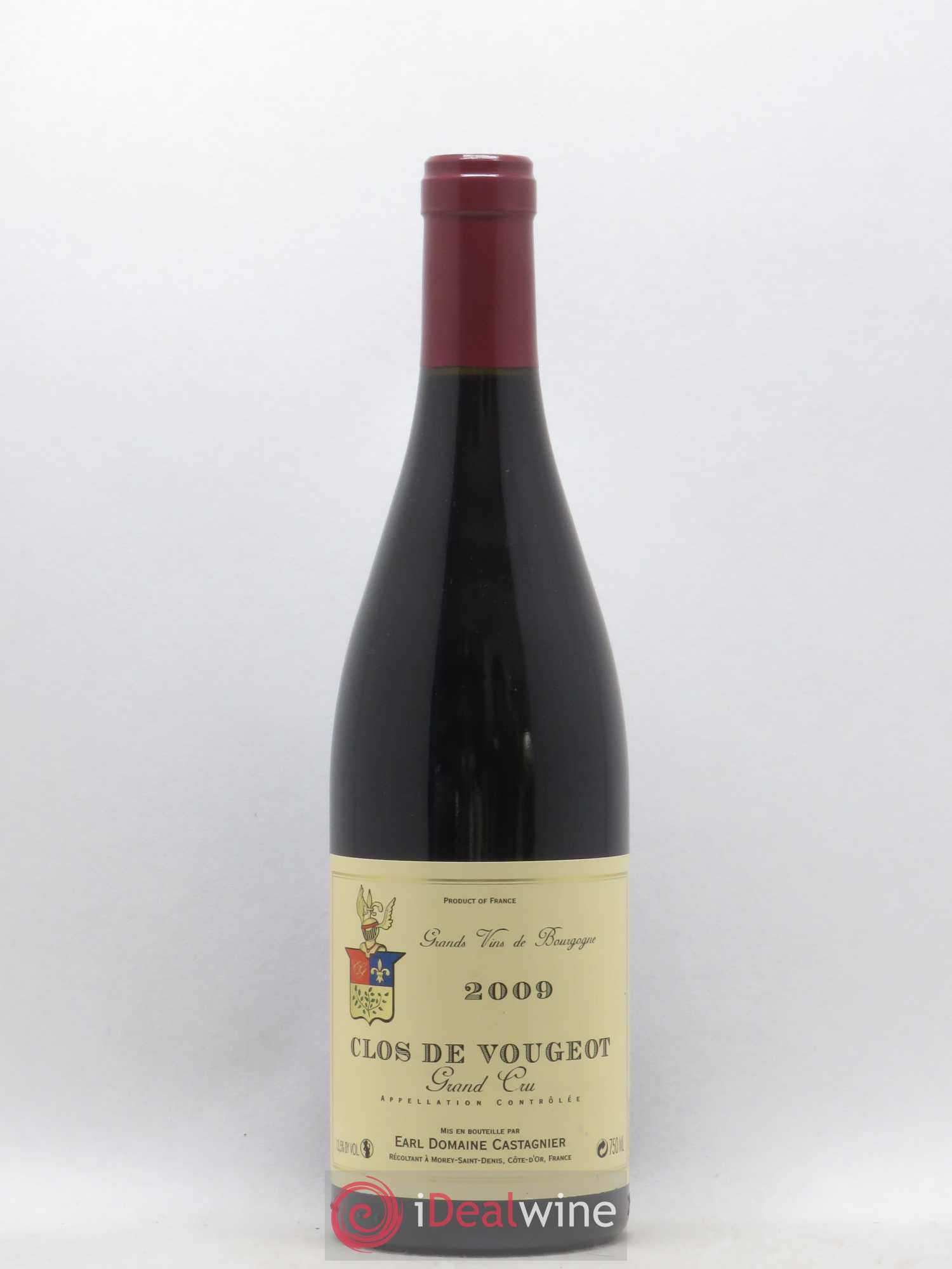 Clos de Vougeot Grand Cru Castagnier (Domaine) 2009 - Lot de 1 bouteille - 0