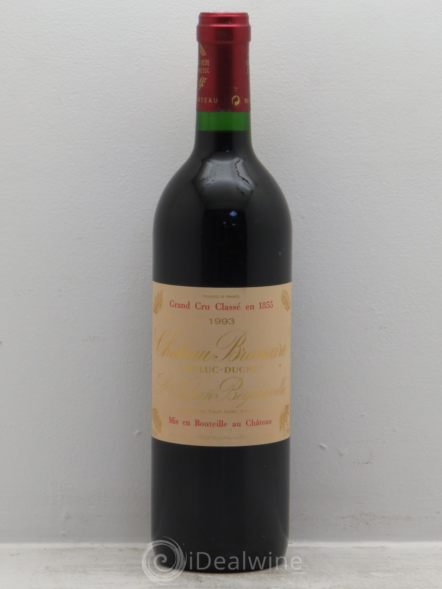 Château Branaire Ducru 4ème Grand Cru Classé 1993 - Lot de 1 bouteille - 0
