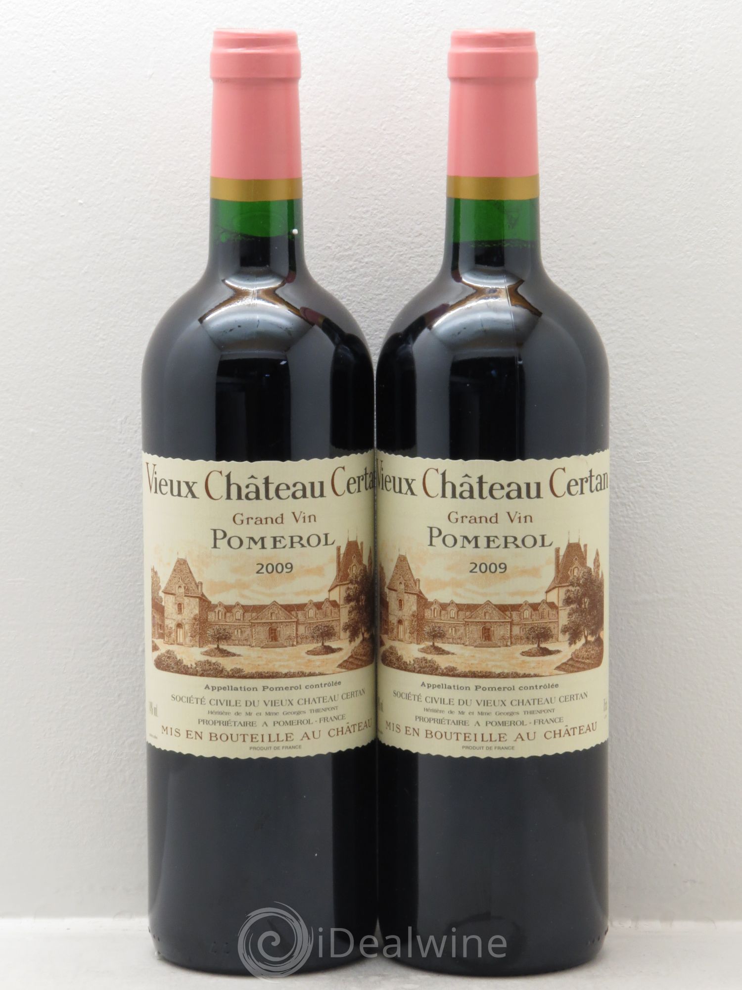 Vieux Château Certan 2009 - Lot de 2 bouteilles - 0